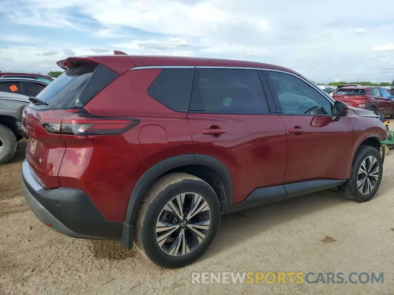 3 Photograph of a damaged car 5N1AT3BA8MC682161 NISSAN ROGUE 2021