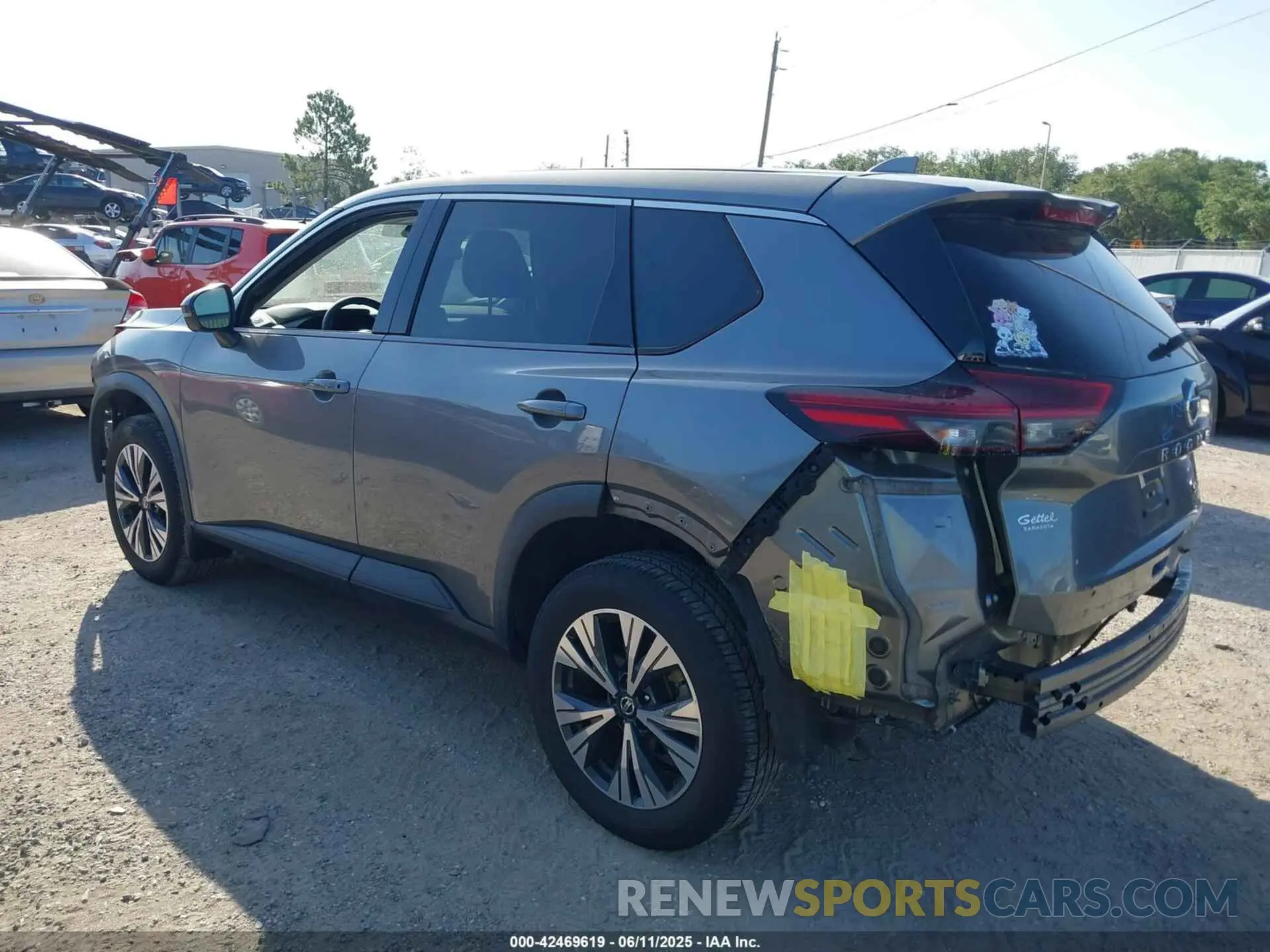 3 Photograph of a damaged car 5N1AT3BA8MC706460 NISSAN ROGUE 2021