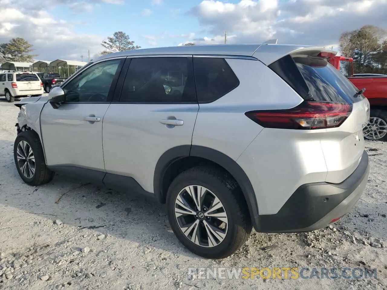 2 Photograph of a damaged car 5N1AT3BA8MC729530 NISSAN ROGUE 2021
