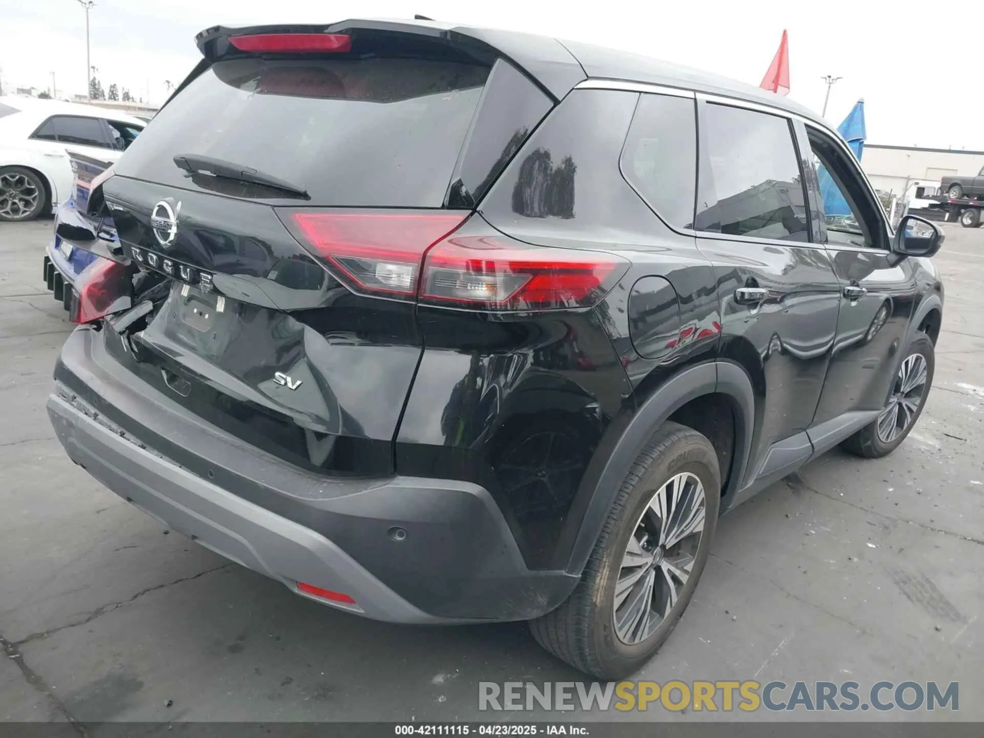 4 Фотография поврежденного автомобиля 5N1AT3BA8MC792708 NISSAN ROGUE 2021