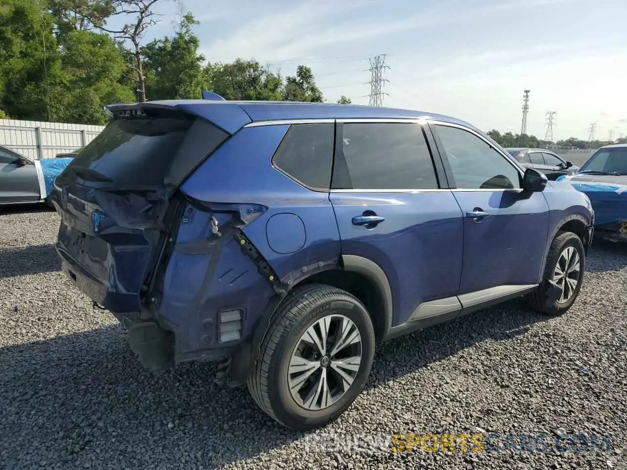 3 Фотография поврежденного автомобиля 5N1AT3BA8MC803822 NISSAN ROGUE 2021