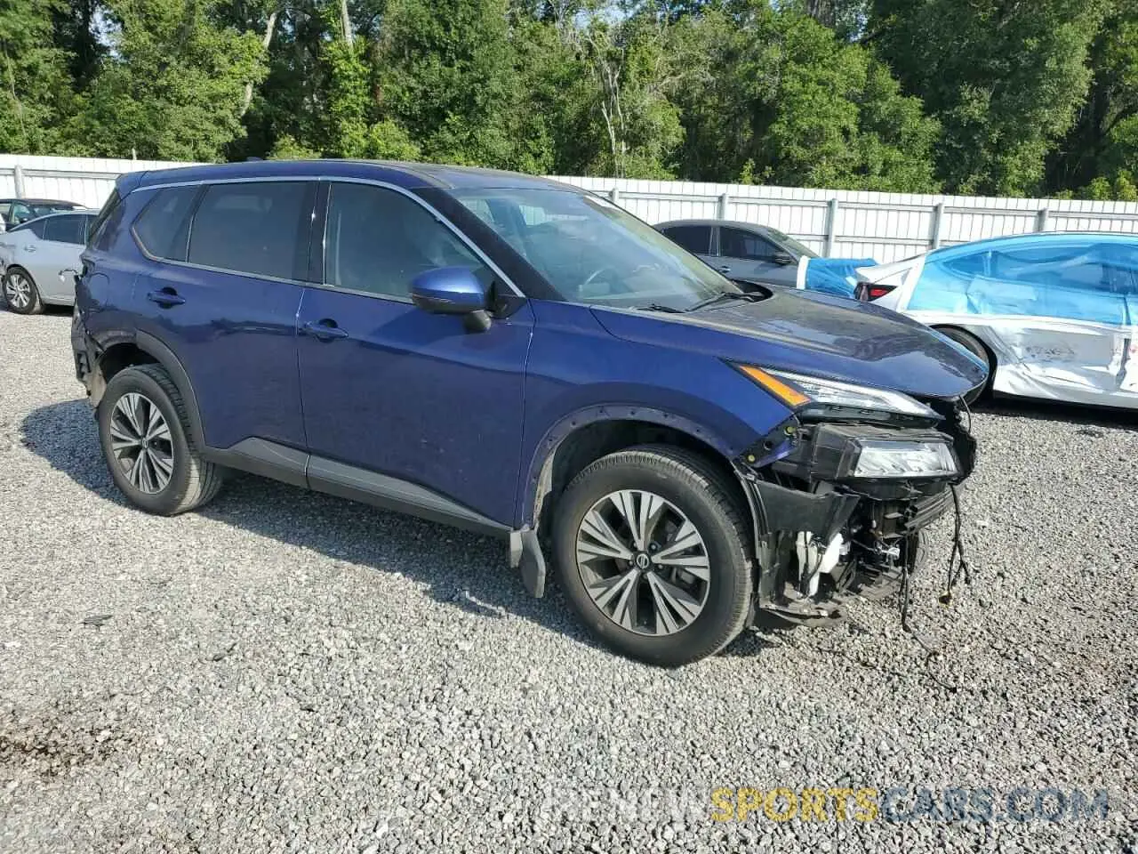 4 Фотография поврежденного автомобиля 5N1AT3BA8MC803822 NISSAN ROGUE 2021