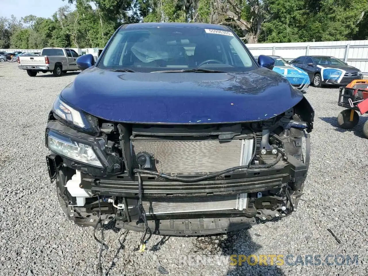 5 Фотография поврежденного автомобиля 5N1AT3BA8MC803822 NISSAN ROGUE 2021