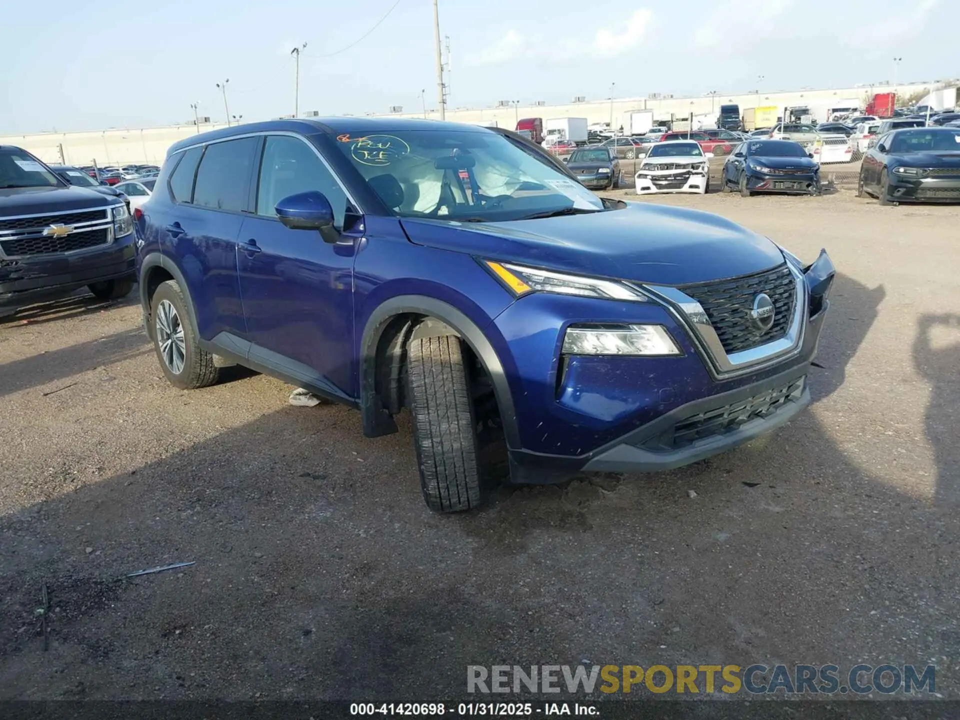 1 Photograph of a damaged car 5N1AT3BA8MC822161 NISSAN ROGUE 2021