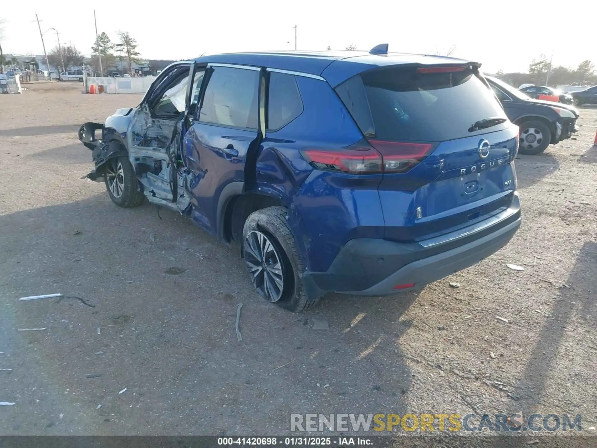 3 Photograph of a damaged car 5N1AT3BA8MC822161 NISSAN ROGUE 2021
