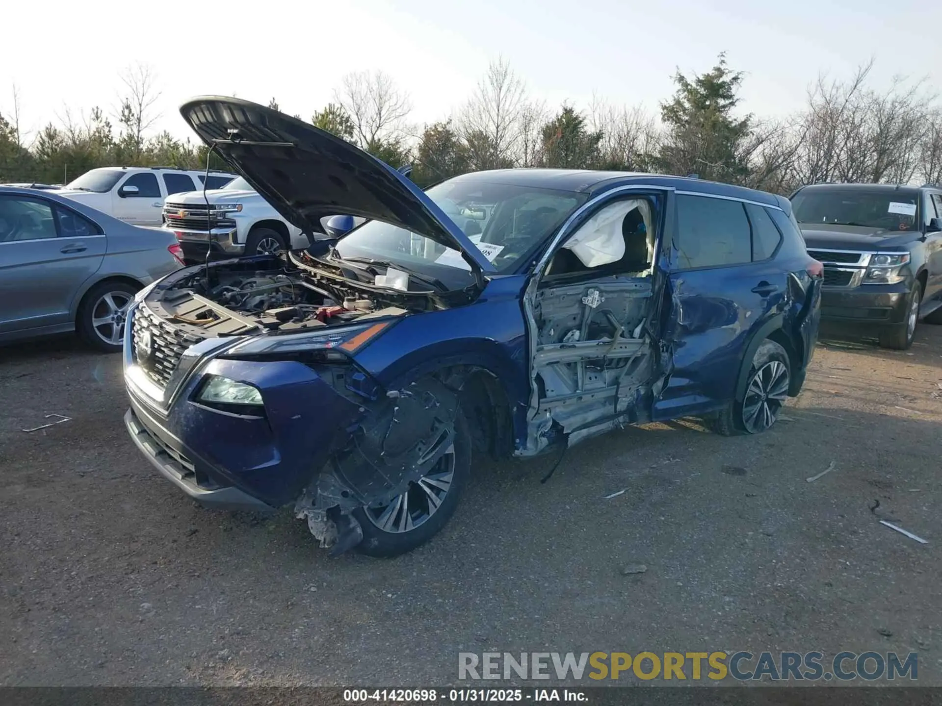 6 Photograph of a damaged car 5N1AT3BA8MC822161 NISSAN ROGUE 2021