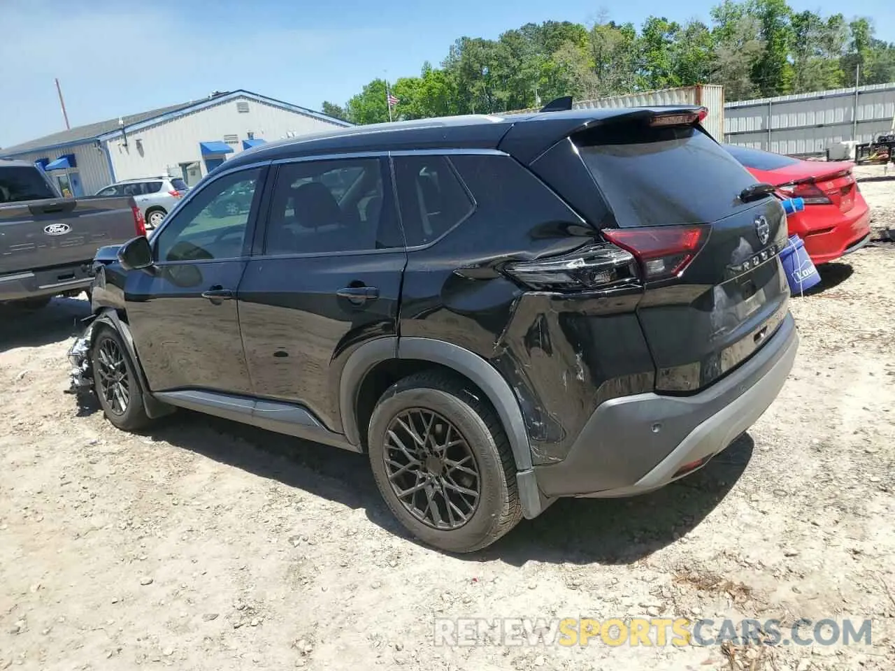 2 Photograph of a damaged car 5N1AT3BA9MC734395 NISSAN ROGUE 2021