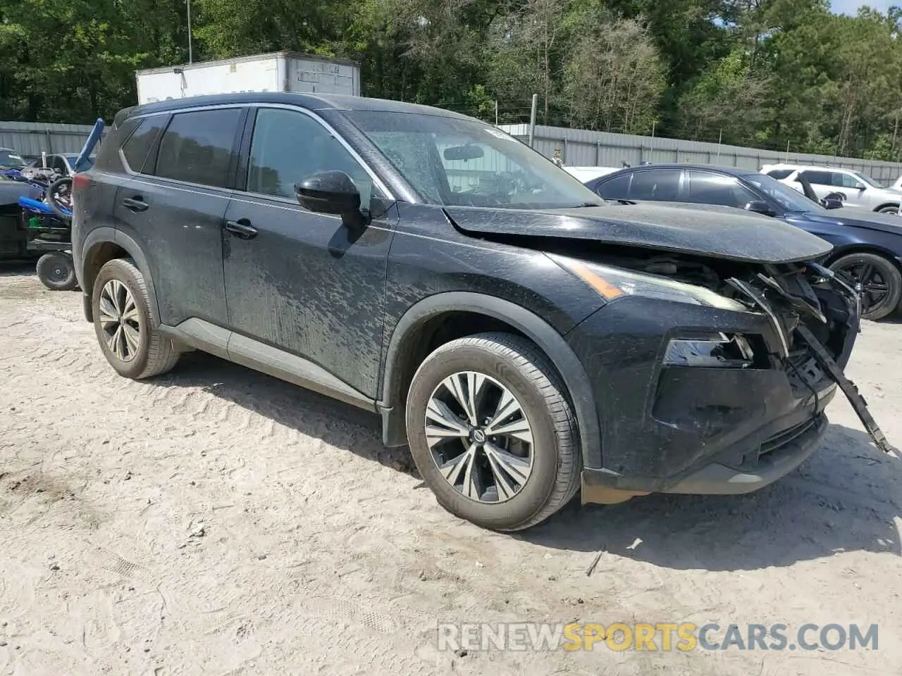 4 Photograph of a damaged car 5N1AT3BA9MC812187 NISSAN ROGUE 2021