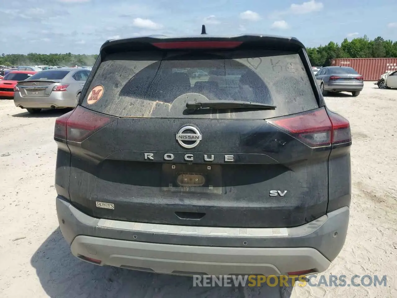 6 Photograph of a damaged car 5N1AT3BA9MC812187 NISSAN ROGUE 2021