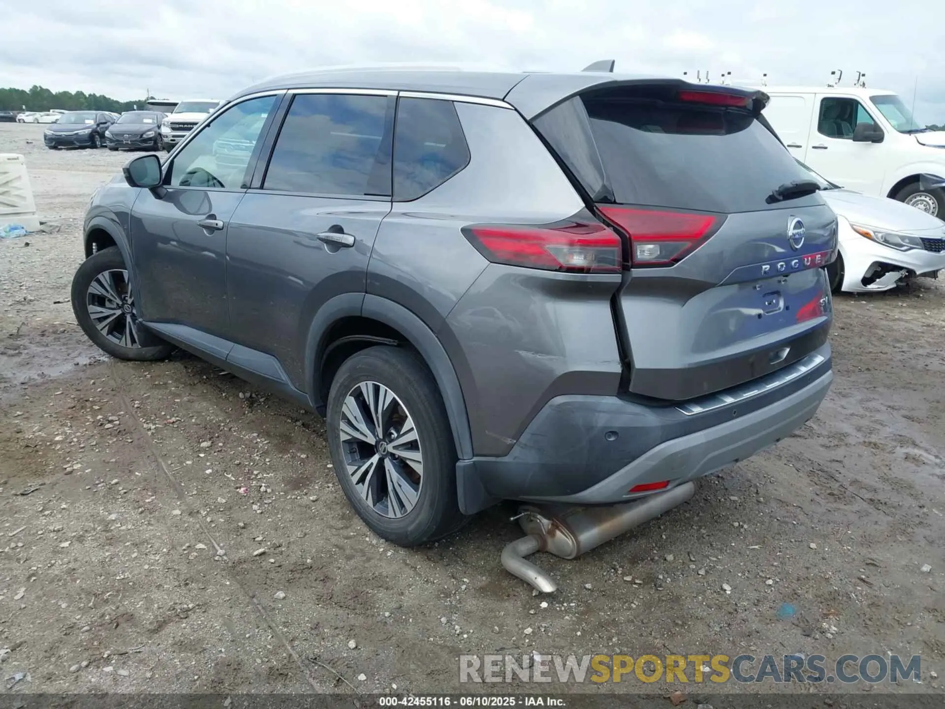 3 Photograph of a damaged car 5N1AT3BA9MC845089 NISSAN ROGUE 2021