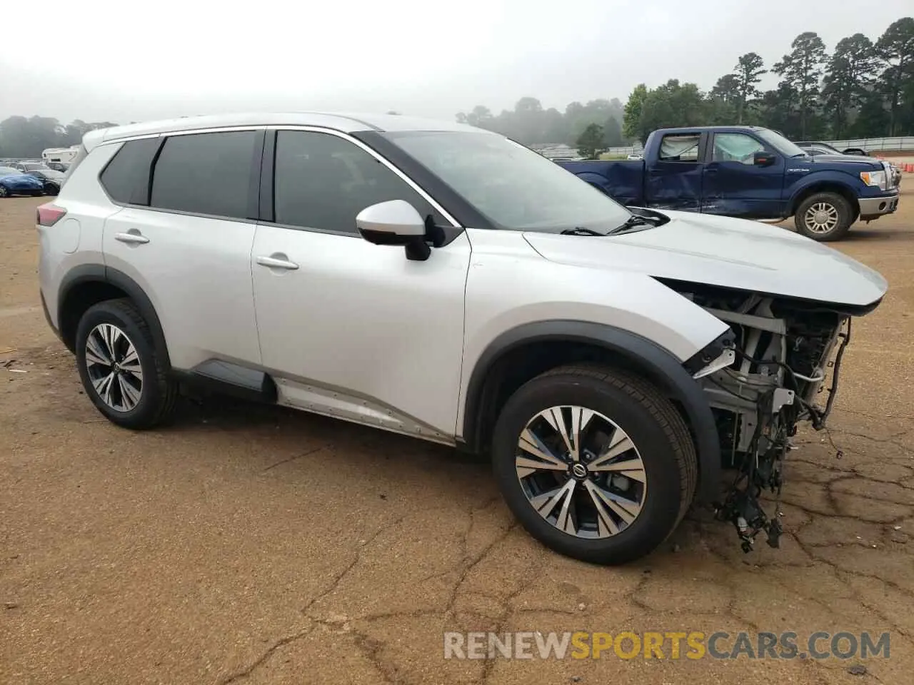 4 Photograph of a damaged car 5N1AT3BAXMC704872 NISSAN ROGUE 2021