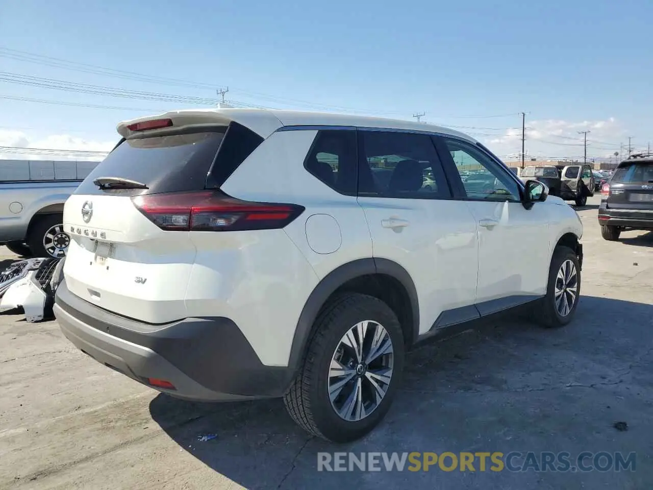 3 Photograph of a damaged car 5N1AT3BAXMC723048 NISSAN ROGUE 2021