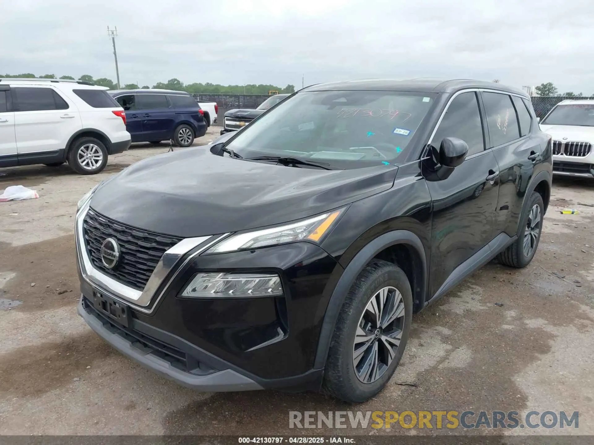 2 Photograph of a damaged car 5N1AT3BAXMC780382 NISSAN ROGUE 2021