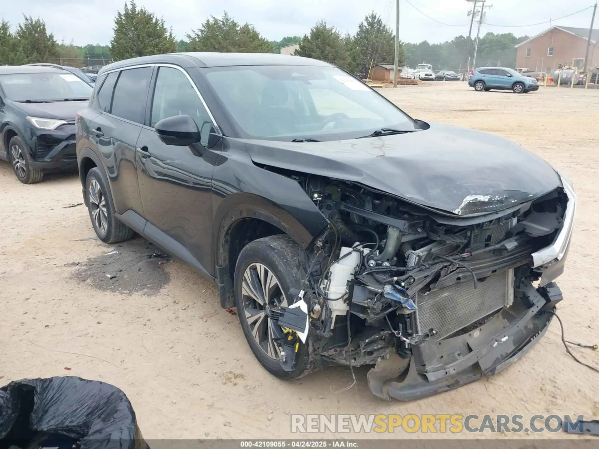 1 Photograph of a damaged car 5N1AT3BAXMC801313 NISSAN ROGUE 2021
