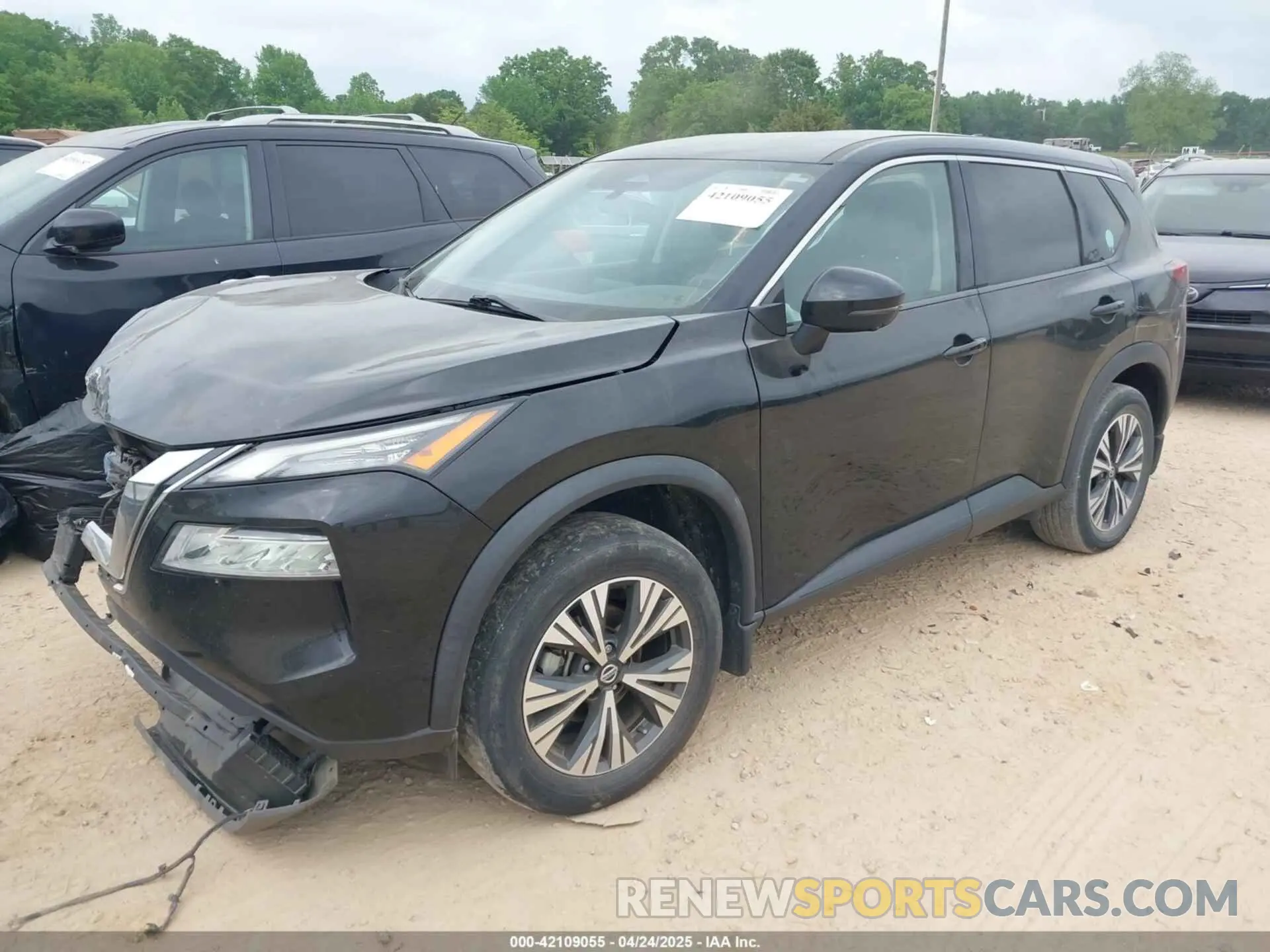 2 Photograph of a damaged car 5N1AT3BAXMC801313 NISSAN ROGUE 2021