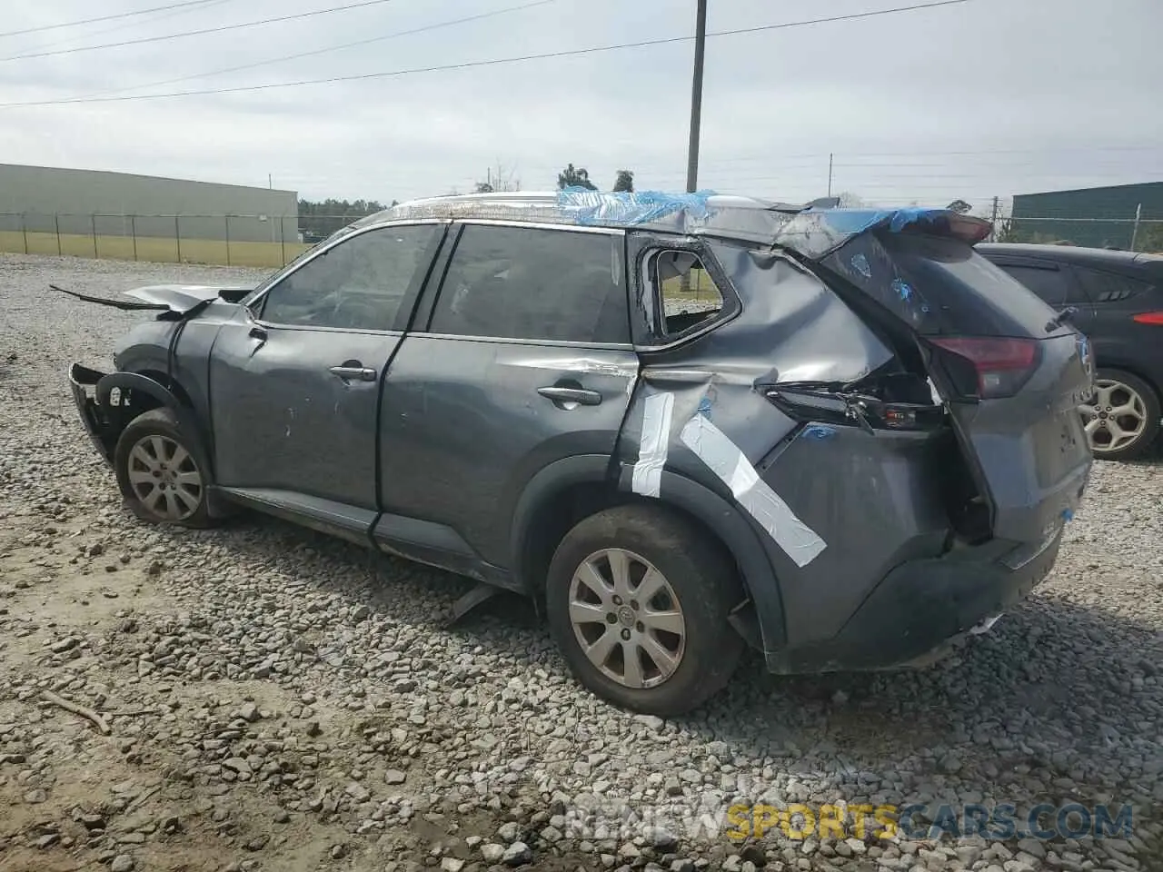 2 Photograph of a damaged car 5N1AT3BAXMC820413 NISSAN ROGUE 2021