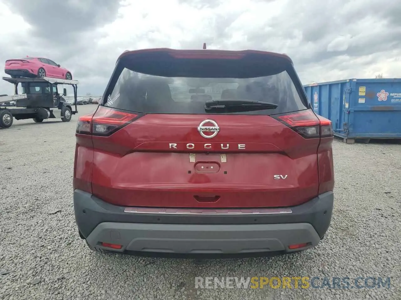 6 Photograph of a damaged car 5N1AT3BAXMC820668 NISSAN ROGUE 2021