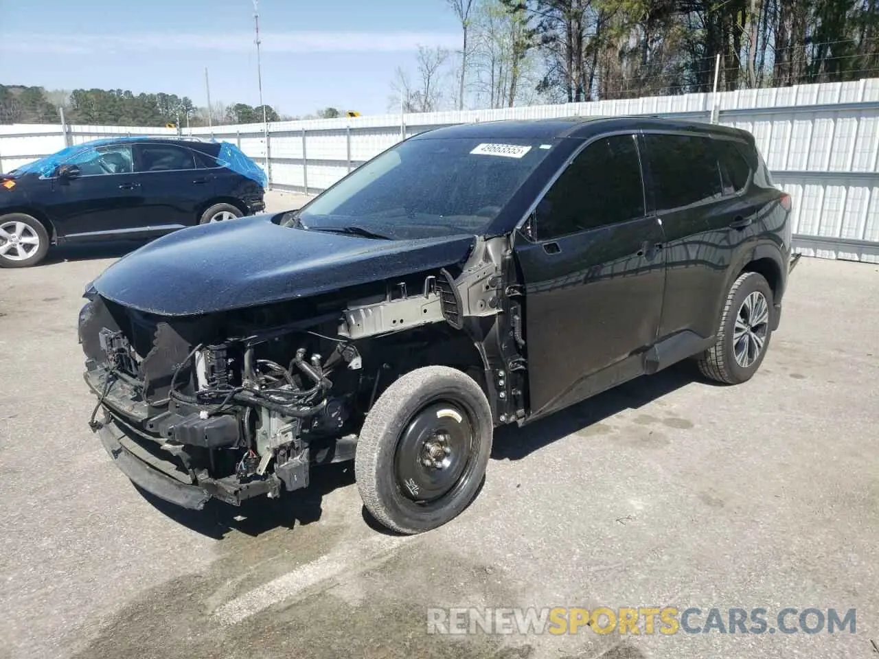 1 Photograph of a damaged car 5N1AT3BAXMC827104 NISSAN ROGUE 2021