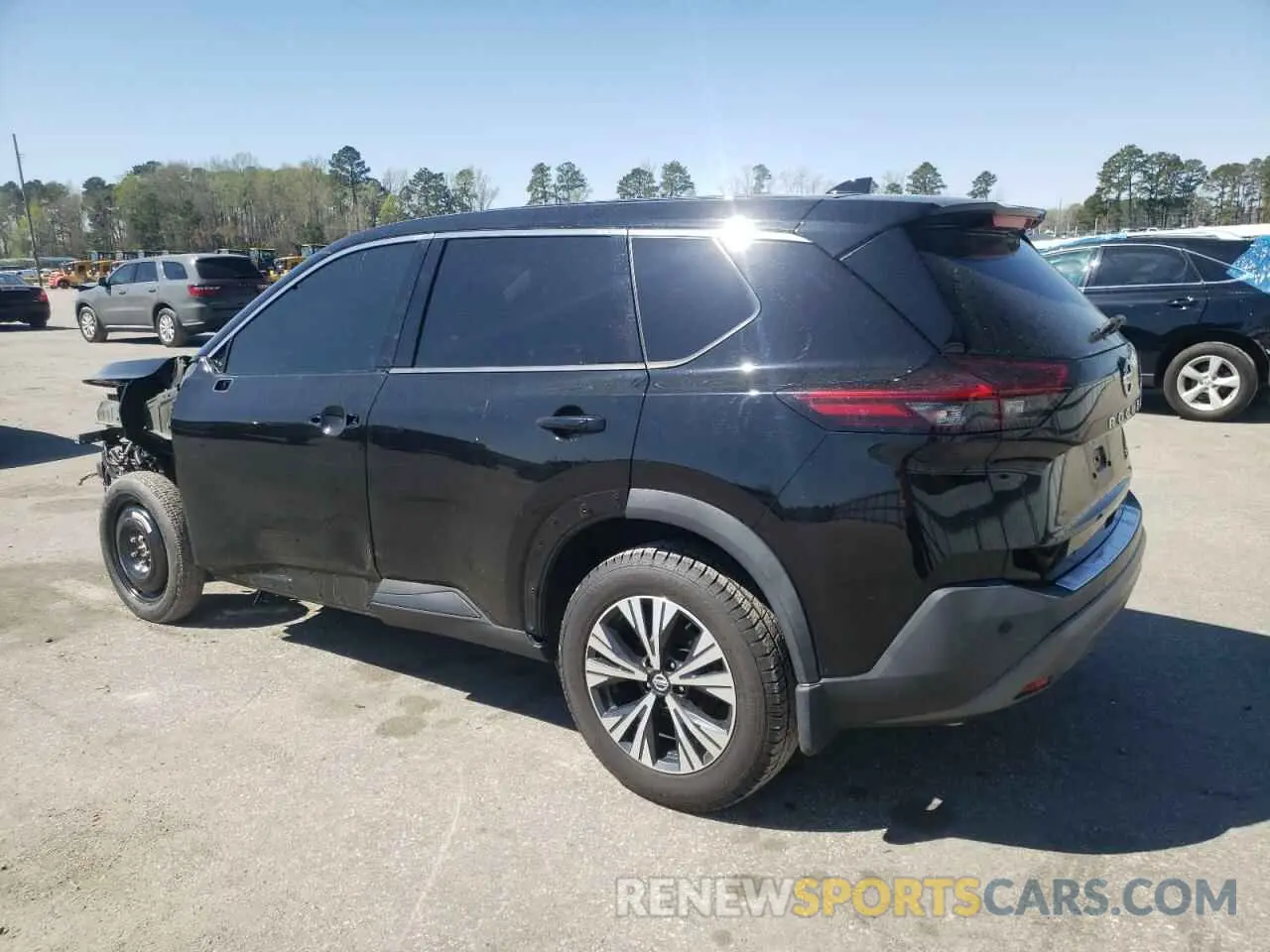2 Photograph of a damaged car 5N1AT3BAXMC827104 NISSAN ROGUE 2021