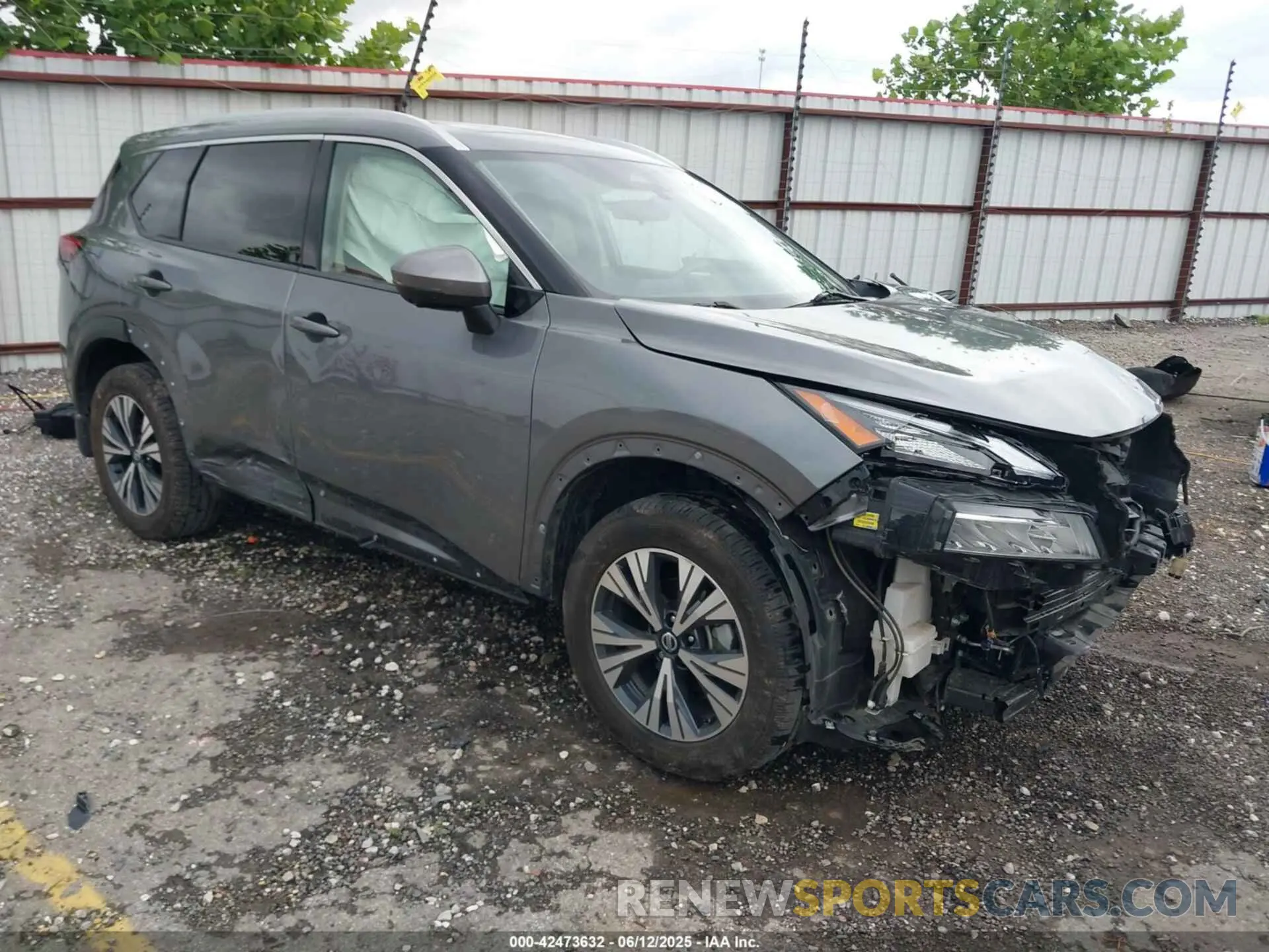 1 Photograph of a damaged car 5N1AT3BB0MC686343 NISSAN ROGUE 2021