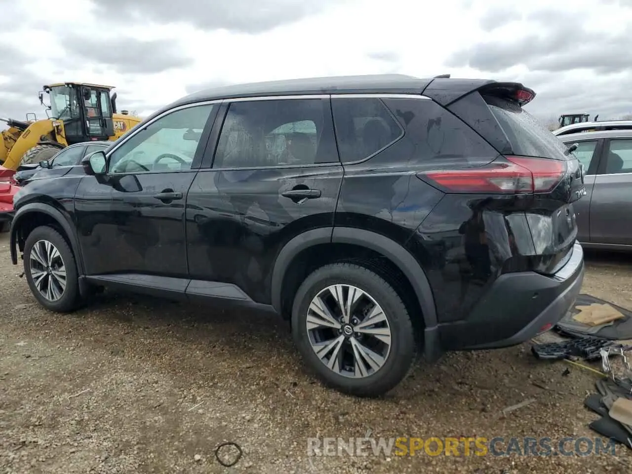 2 Photograph of a damaged car 5N1AT3BB0MC691431 NISSAN ROGUE 2021