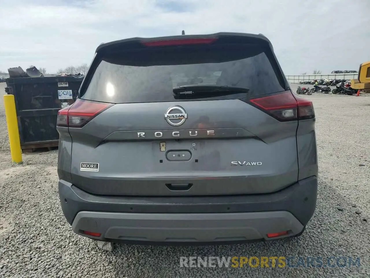 6 Photograph of a damaged car 5N1AT3BB0MC717607 NISSAN ROGUE 2021