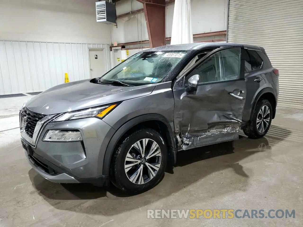 1 Photograph of a damaged car 5N1AT3BB0MC720541 NISSAN ROGUE 2021