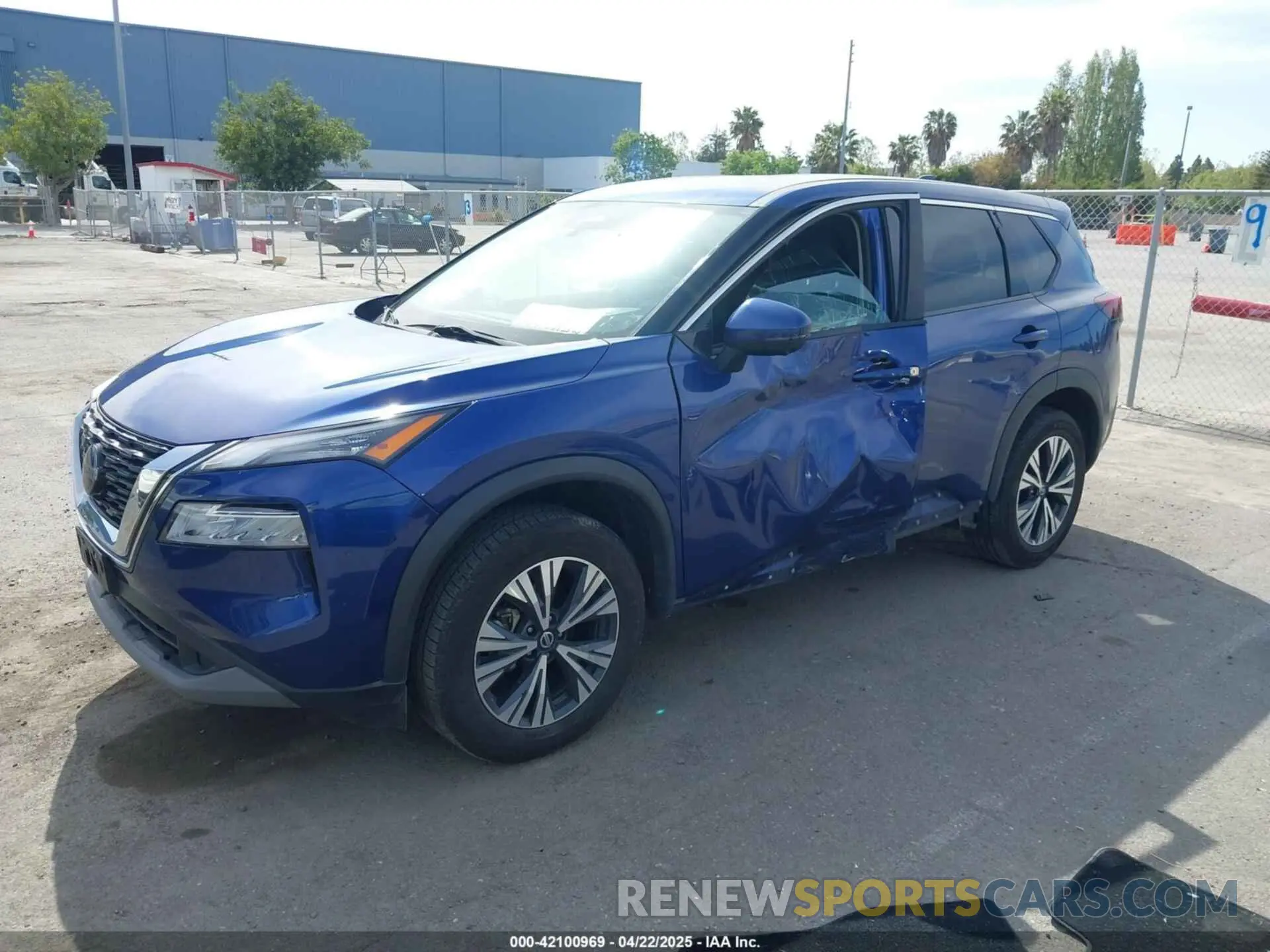 2 Photograph of a damaged car 5N1AT3BB0MC752857 NISSAN ROGUE 2021