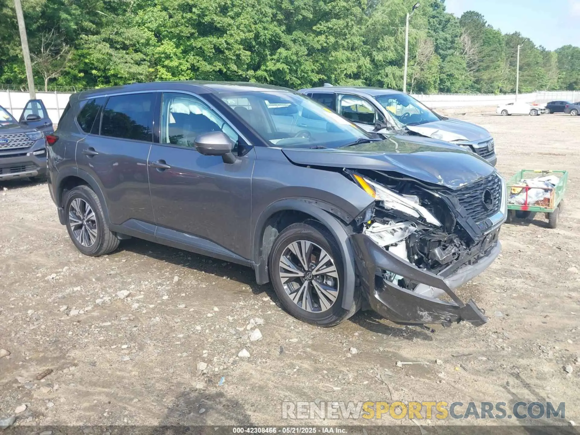 1 Photograph of a damaged car 5N1AT3BB0MC838878 NISSAN ROGUE 2021