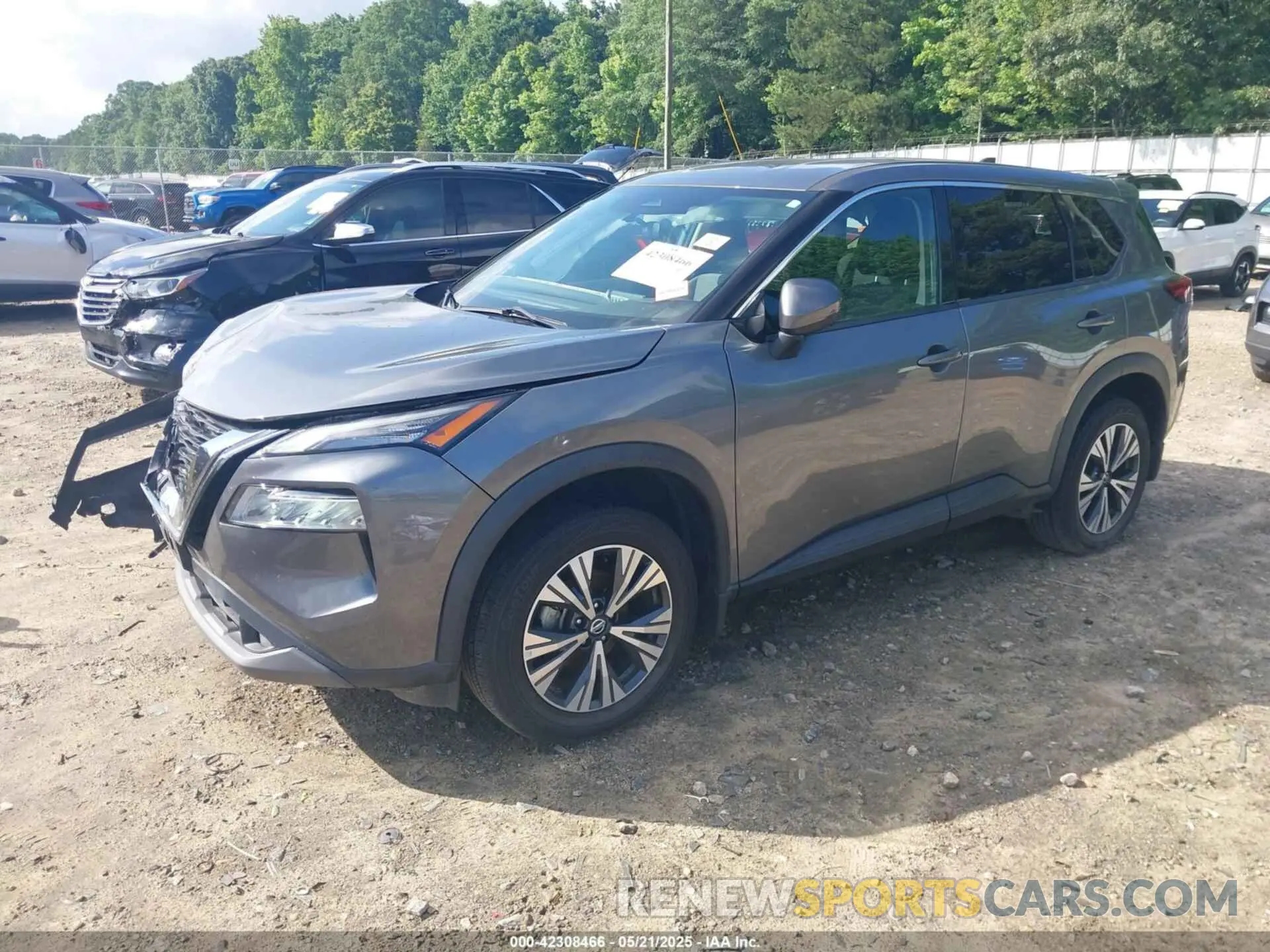 2 Photograph of a damaged car 5N1AT3BB0MC838878 NISSAN ROGUE 2021