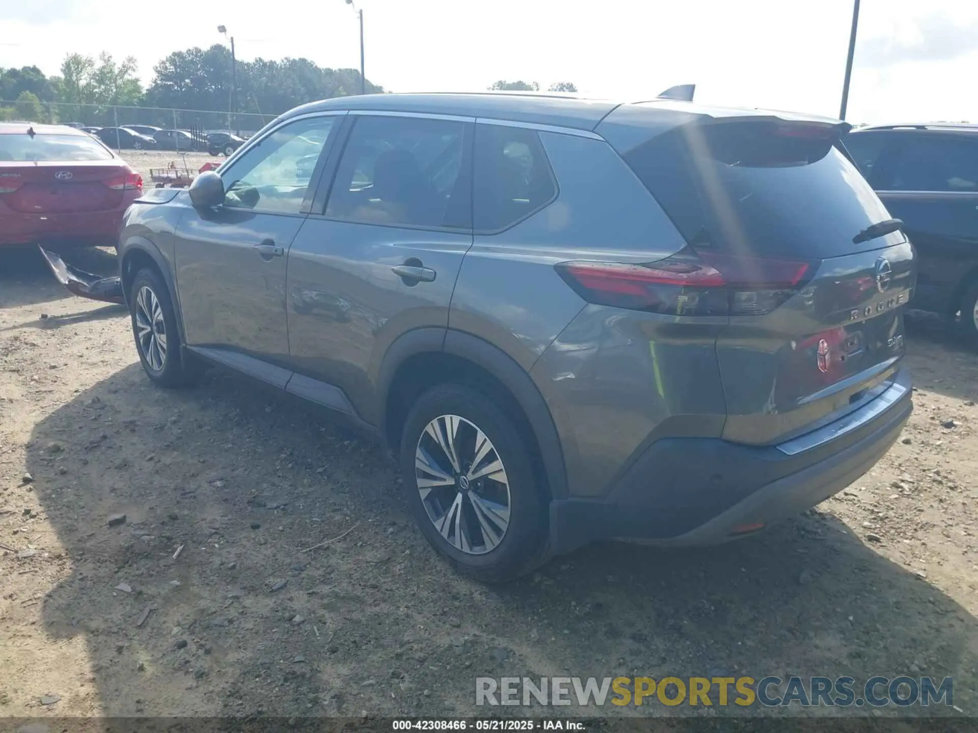 3 Photograph of a damaged car 5N1AT3BB0MC838878 NISSAN ROGUE 2021