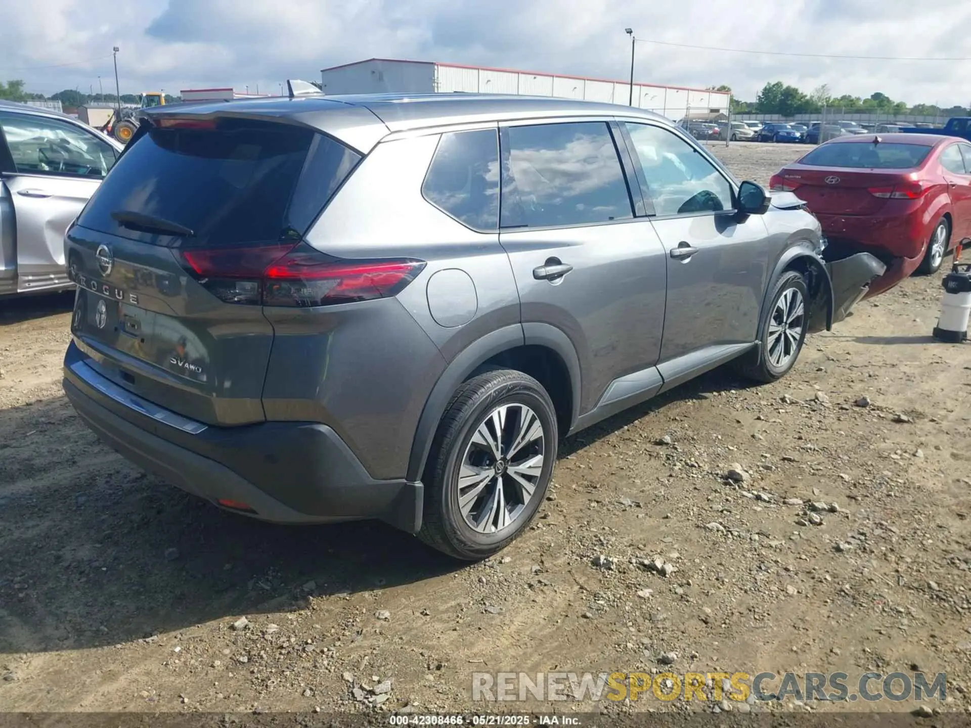 4 Photograph of a damaged car 5N1AT3BB0MC838878 NISSAN ROGUE 2021
