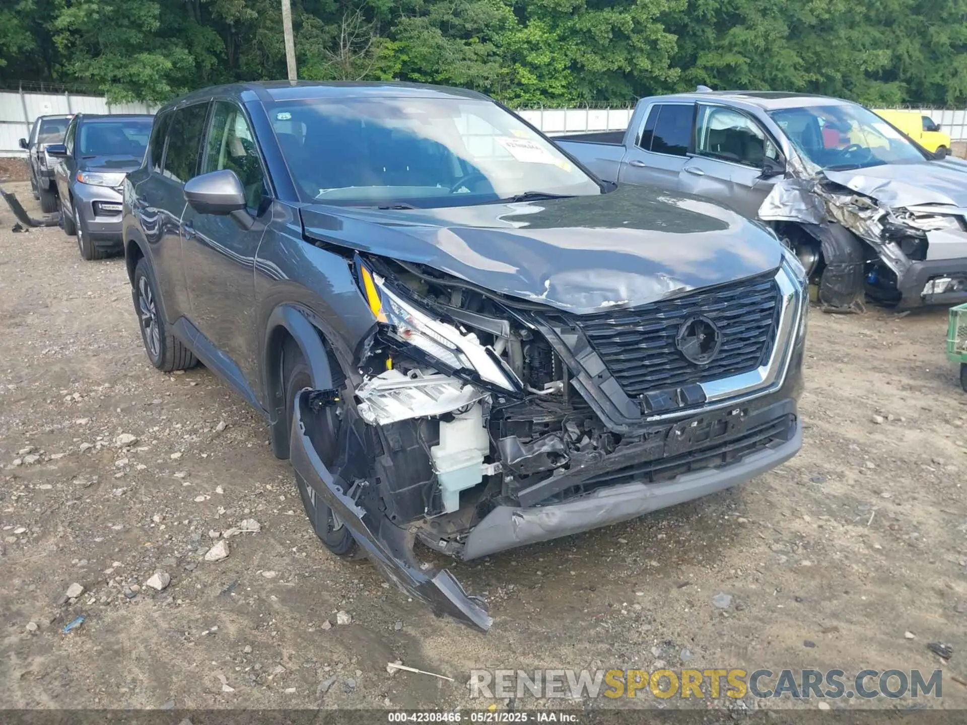 6 Photograph of a damaged car 5N1AT3BB0MC838878 NISSAN ROGUE 2021