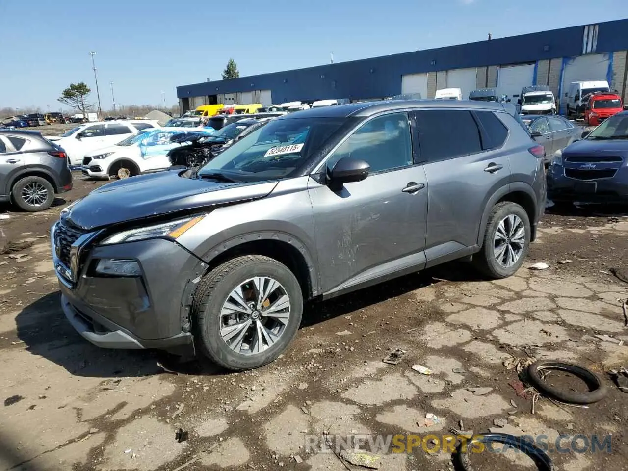1 Фотография поврежденного автомобиля 5N1AT3BB1MC684472 NISSAN ROGUE 2021