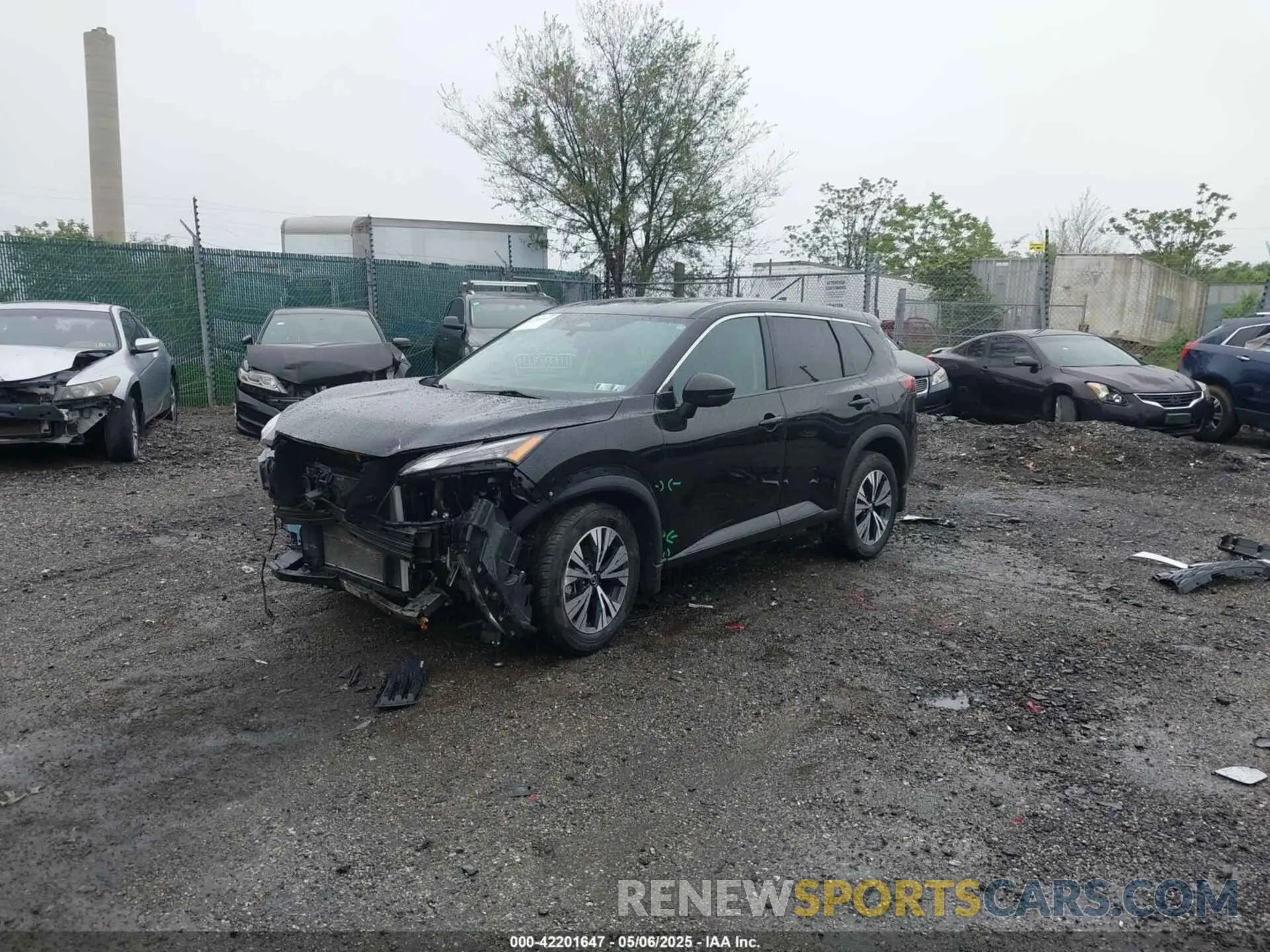 2 Photograph of a damaged car 5N1AT3BB1MC689347 NISSAN ROGUE 2021