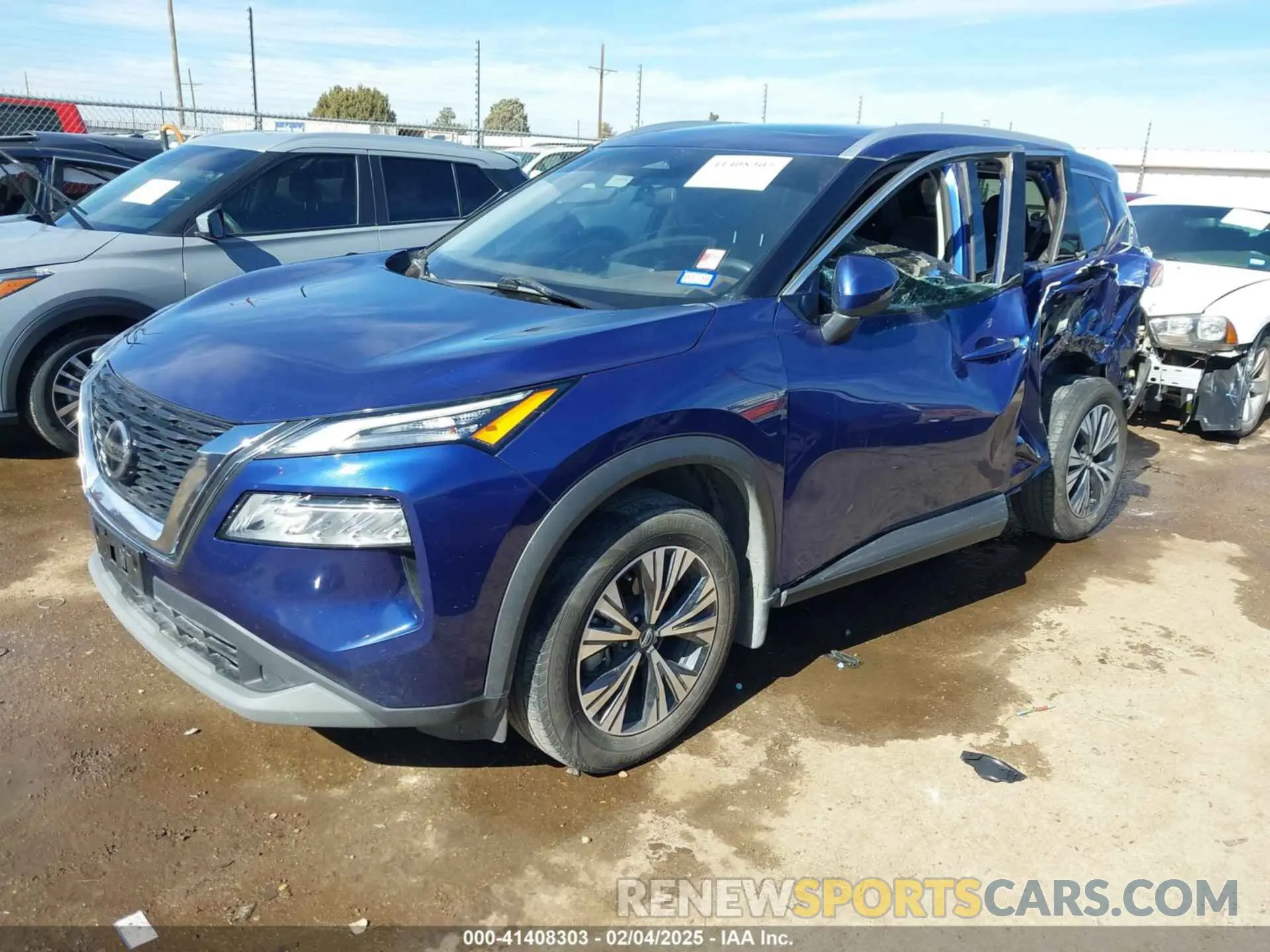 2 Photograph of a damaged car 5N1AT3BB1MC712674 NISSAN ROGUE 2021