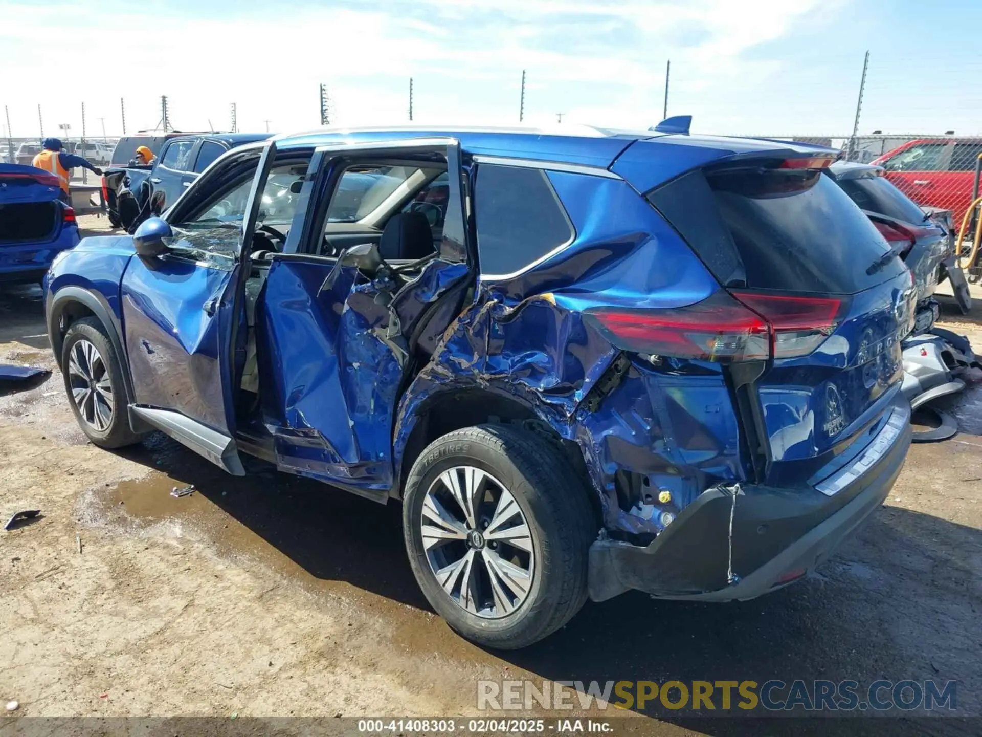 3 Photograph of a damaged car 5N1AT3BB1MC712674 NISSAN ROGUE 2021