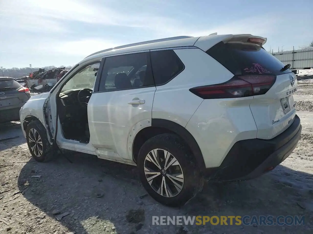 2 Photograph of a damaged car 5N1AT3BB1MC798133 NISSAN ROGUE 2021