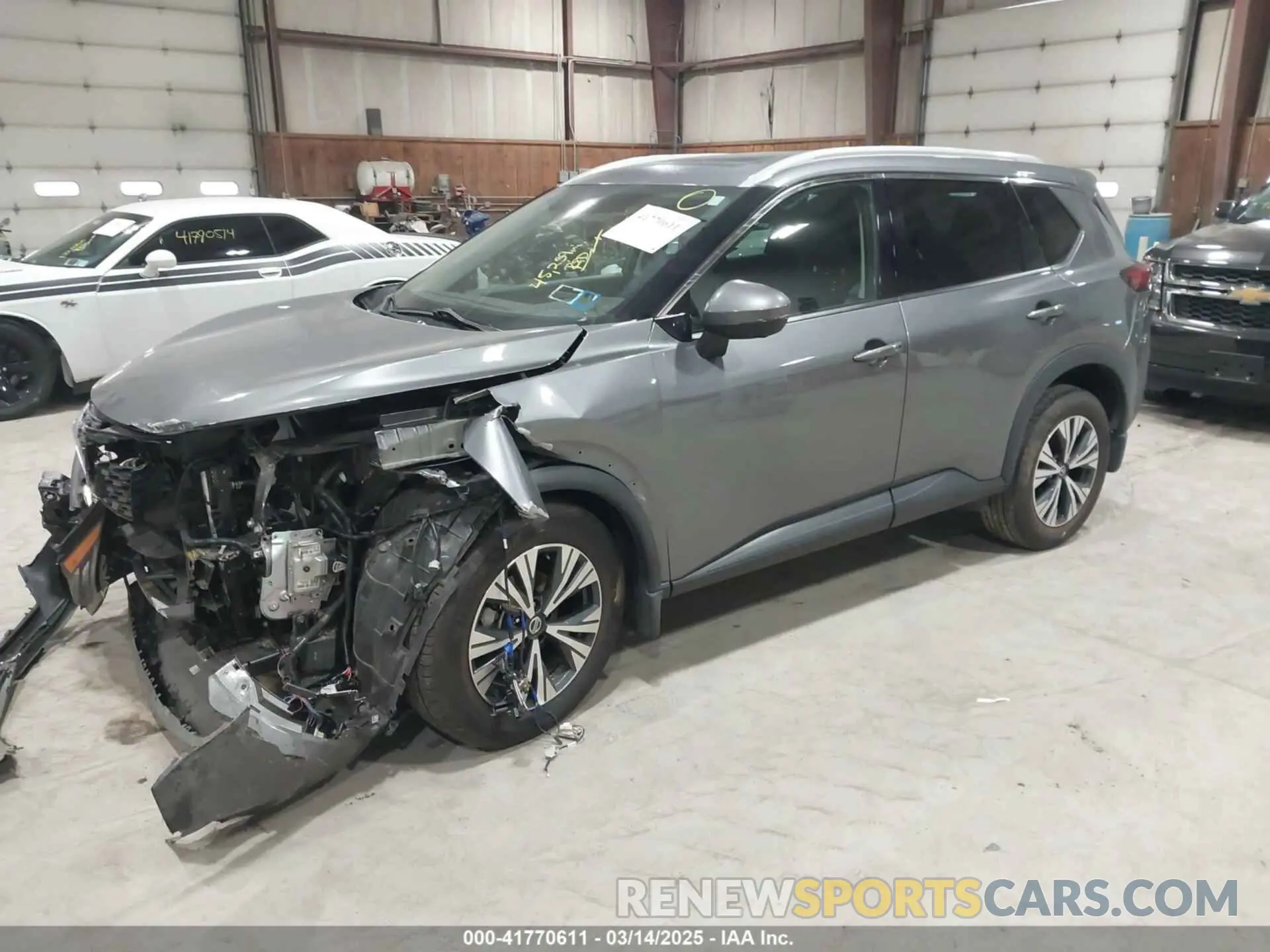2 Photograph of a damaged car 5N1AT3BB1MC844611 NISSAN ROGUE 2021
