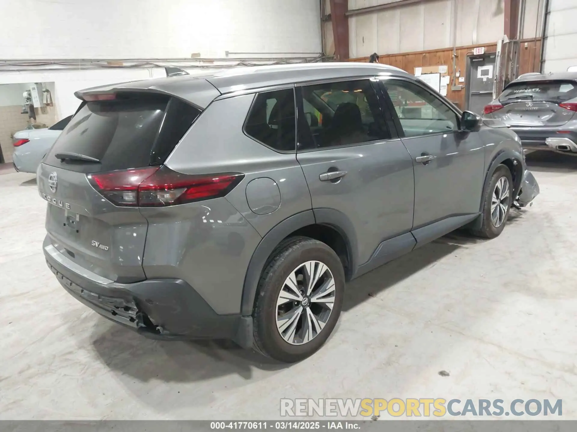 4 Photograph of a damaged car 5N1AT3BB1MC844611 NISSAN ROGUE 2021