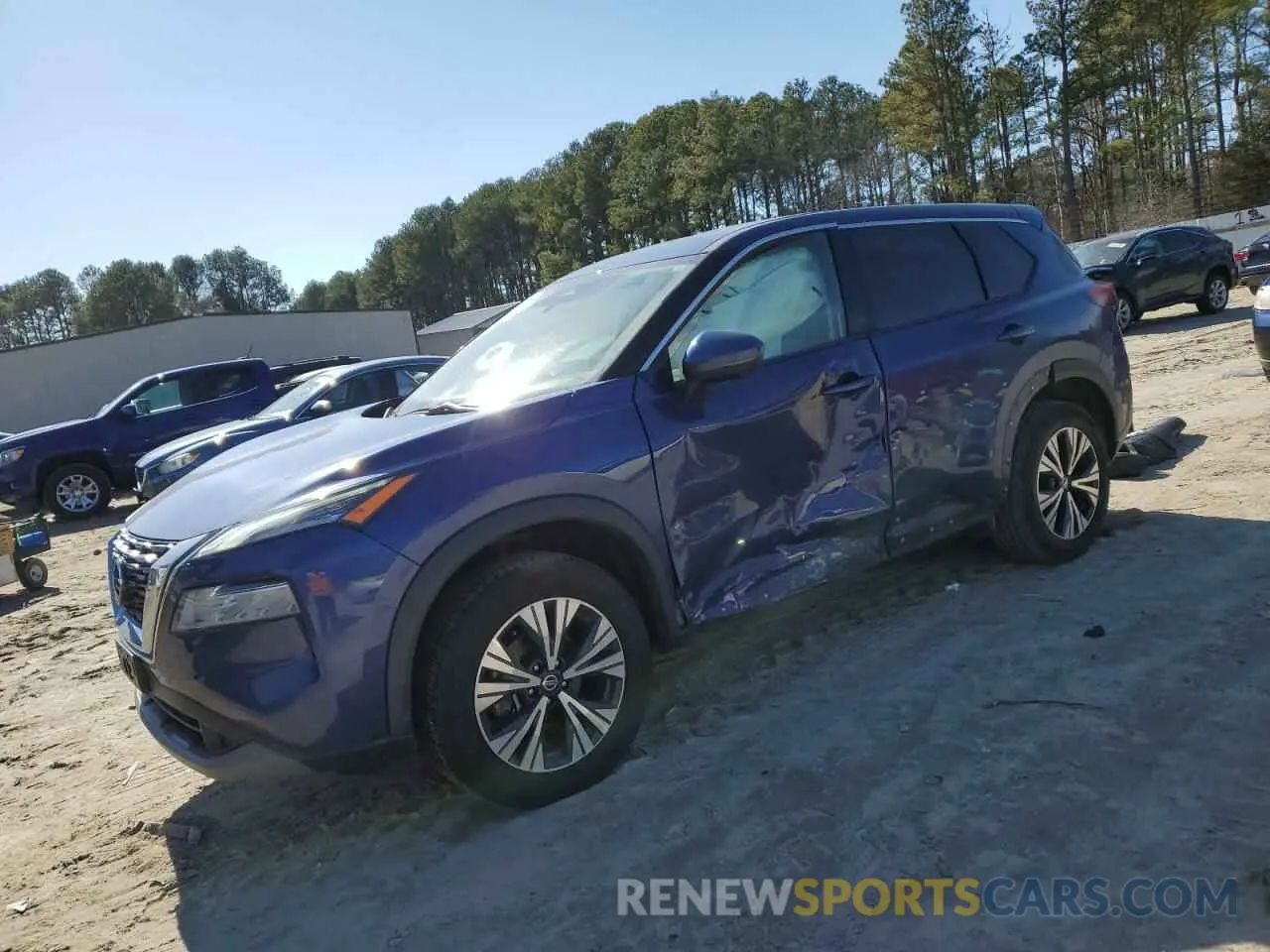 1 Photograph of a damaged car 5N1AT3BB3MC788851 NISSAN ROGUE 2021