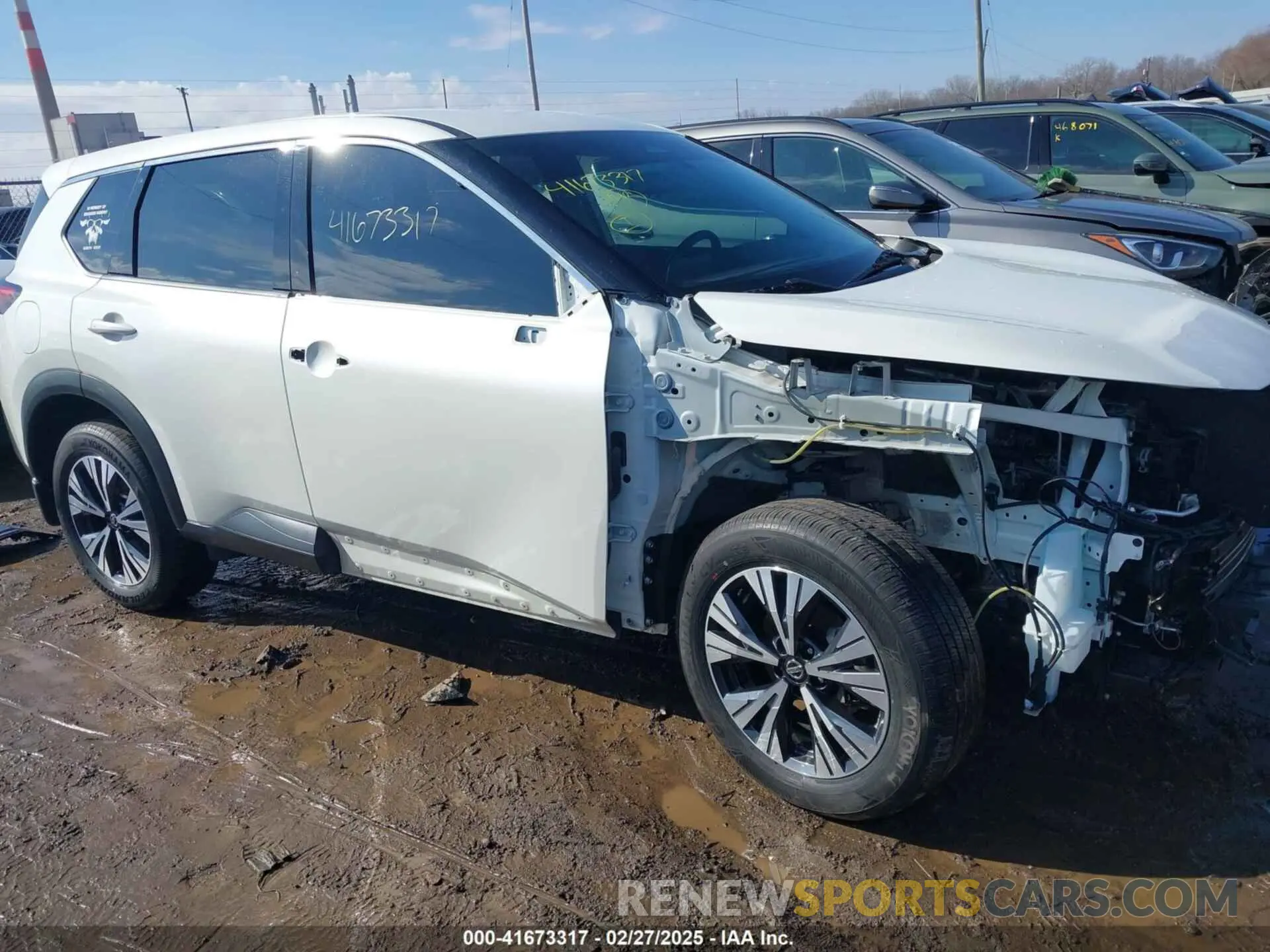 14 Photograph of a damaged car 5N1AT3BB3MC794035 NISSAN ROGUE 2021