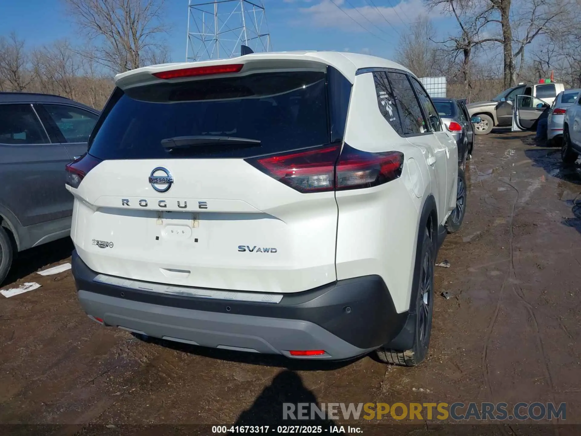 4 Photograph of a damaged car 5N1AT3BB3MC794035 NISSAN ROGUE 2021