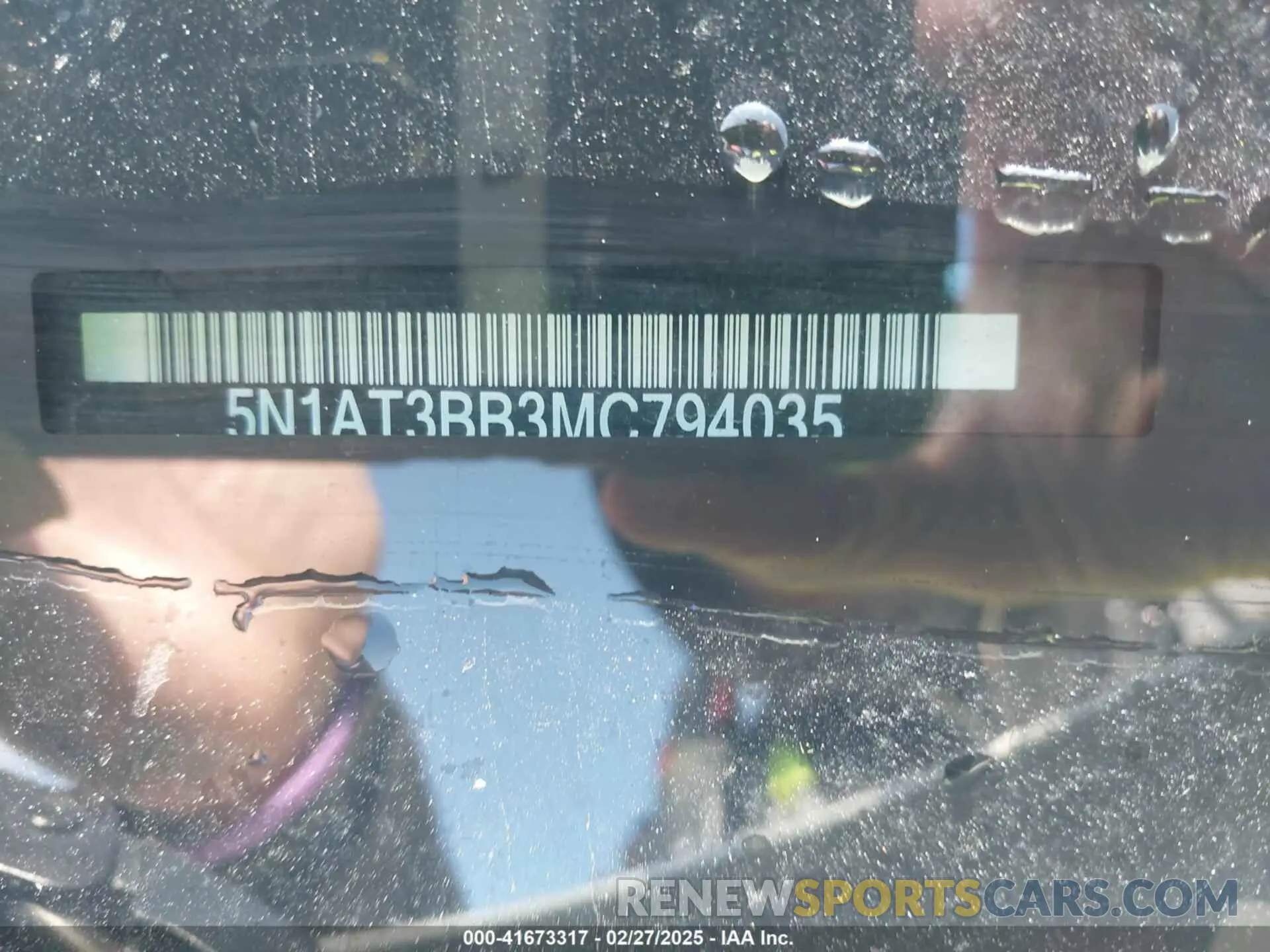 9 Photograph of a damaged car 5N1AT3BB3MC794035 NISSAN ROGUE 2021