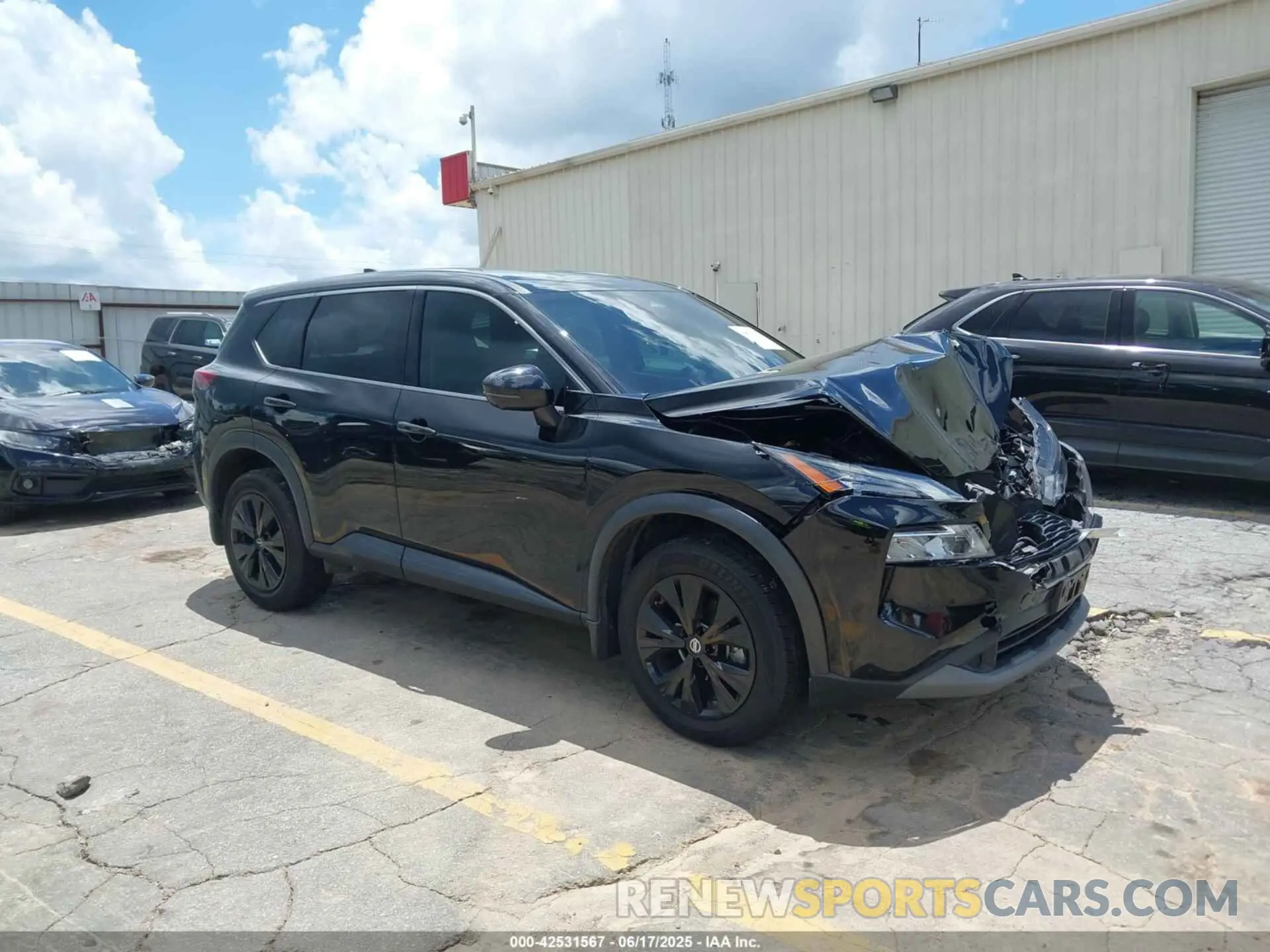 1 Photograph of a damaged car 5N1AT3BB4MC793847 NISSAN ROGUE 2021