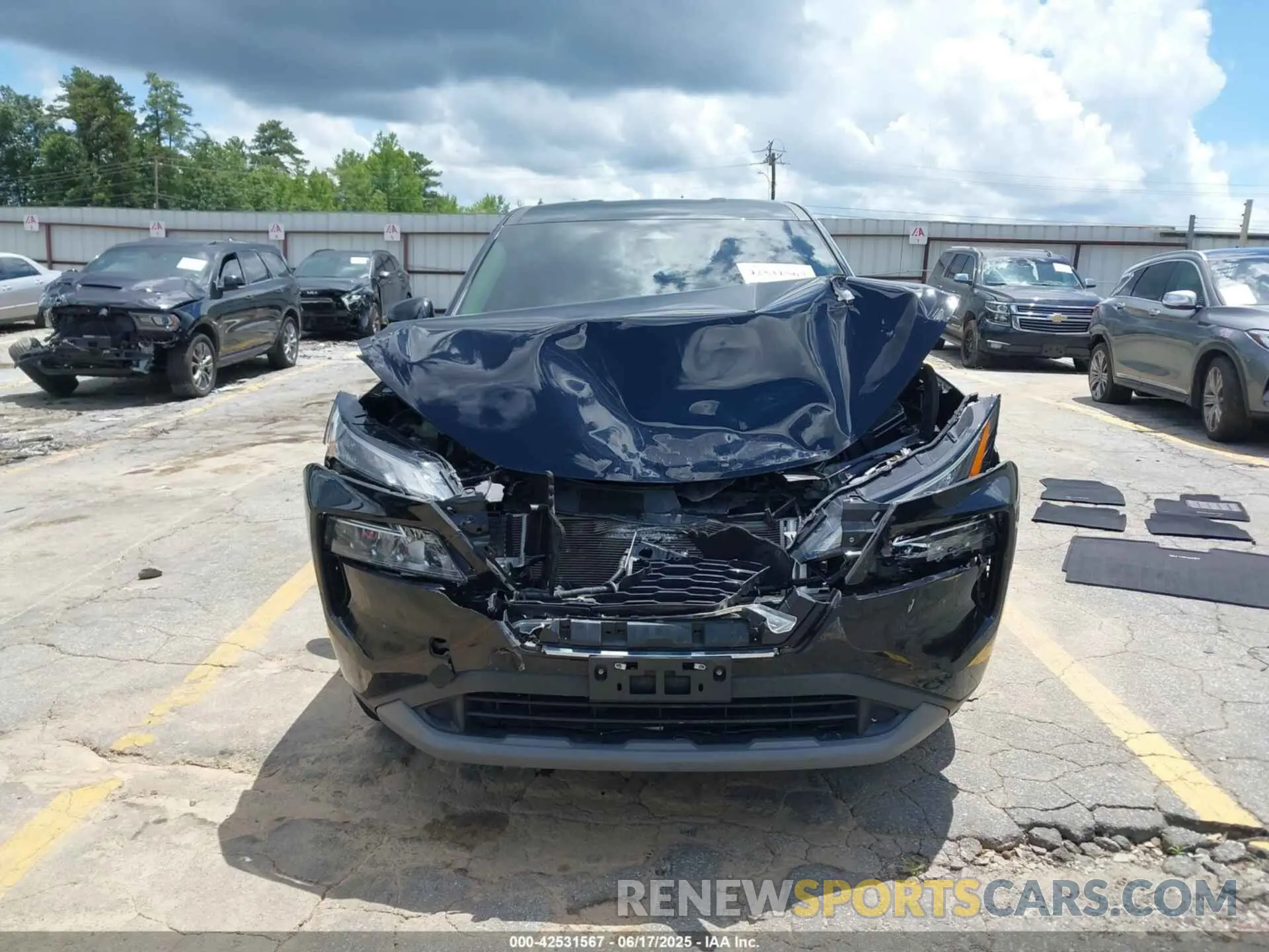 12 Photograph of a damaged car 5N1AT3BB4MC793847 NISSAN ROGUE 2021