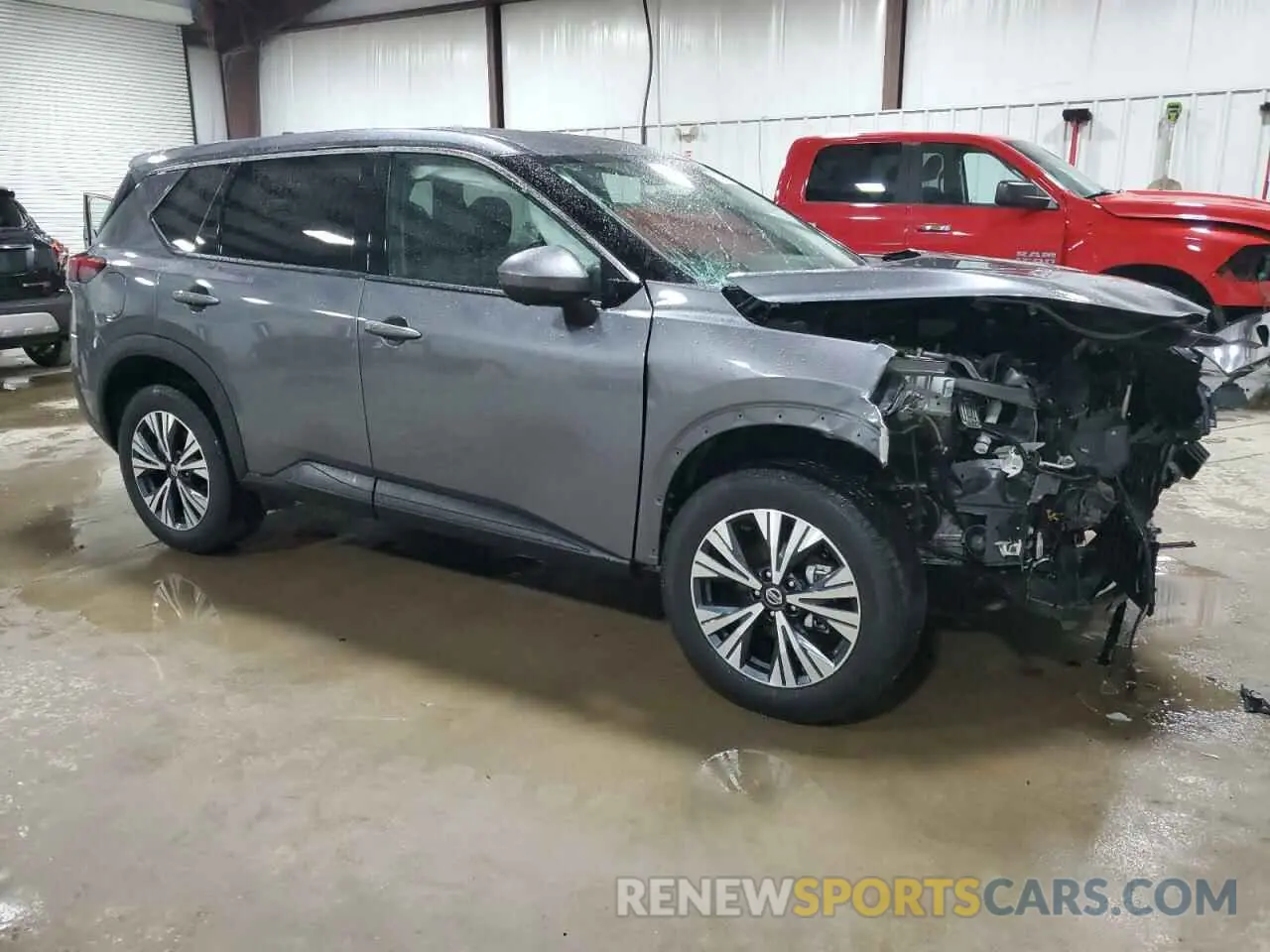 4 Photograph of a damaged car 5N1AT3BB4MC817340 NISSAN ROGUE 2021