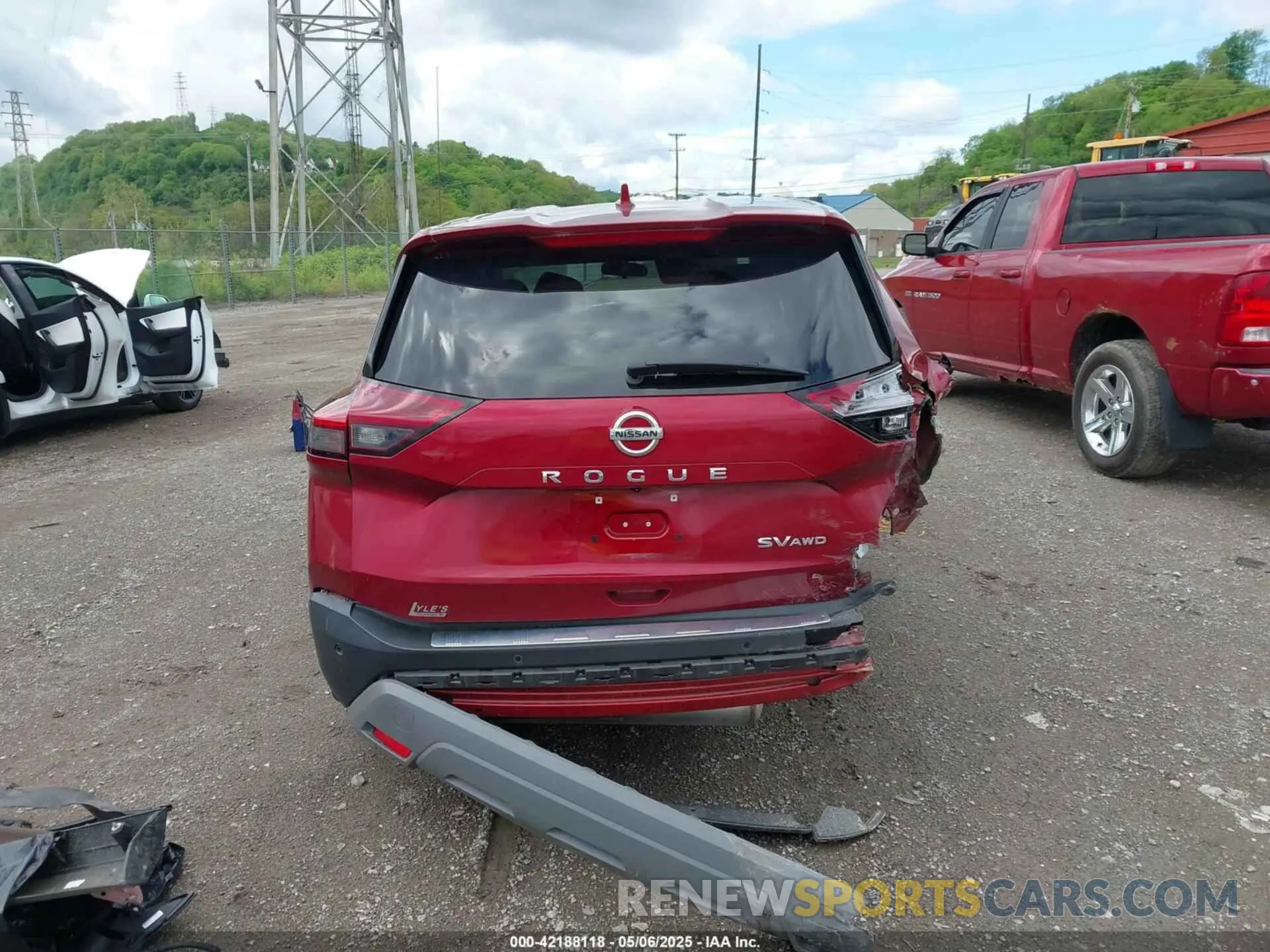 16 Photograph of a damaged car 5N1AT3BB4MC837751 NISSAN ROGUE 2021