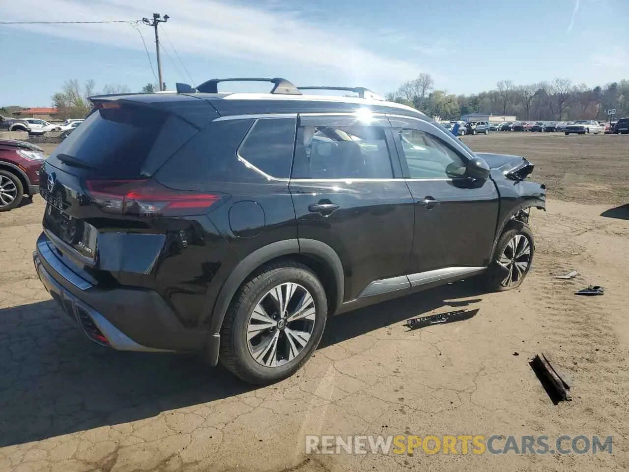 3 Photograph of a damaged car 5N1AT3BB5MC751185 NISSAN ROGUE 2021