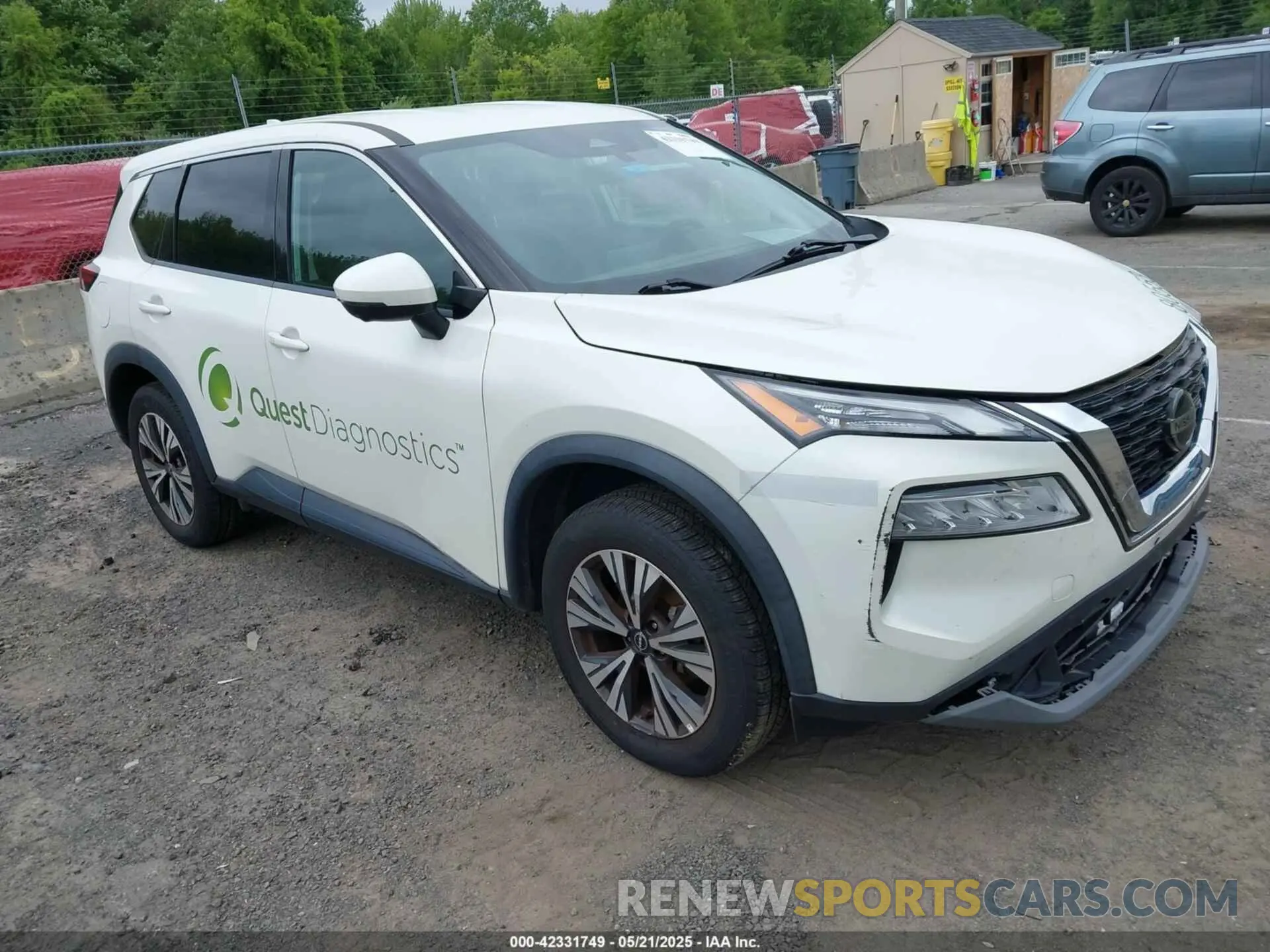 1 Photograph of a damaged car 5N1AT3BB5MC751932 NISSAN ROGUE 2021